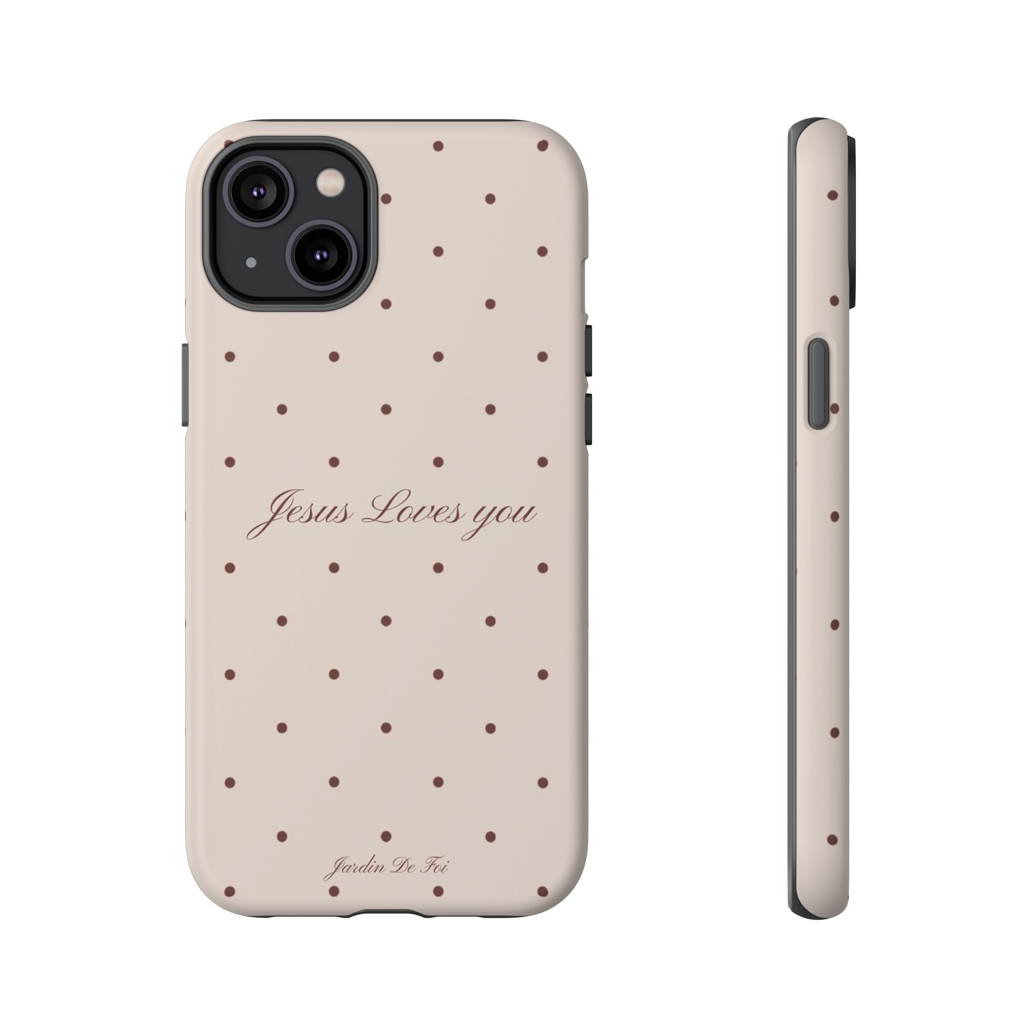 Brown Polka Dot Case