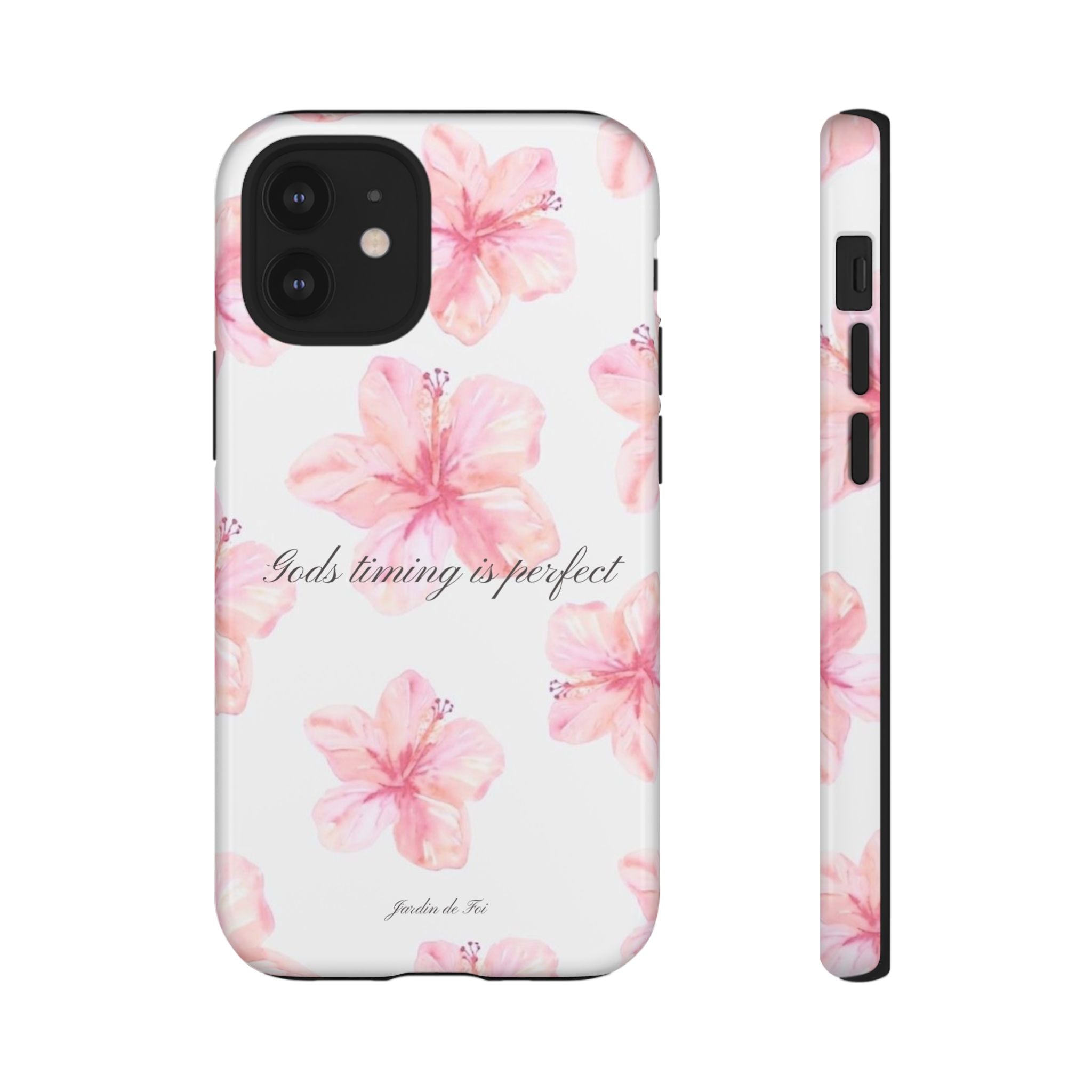 Gods Timing is Perfect Flower Case