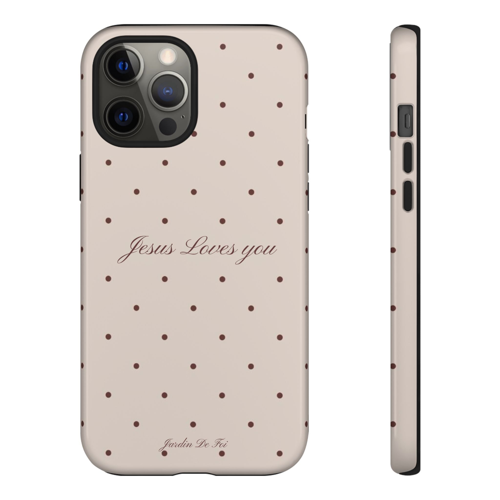 Brown Polka Dot Case