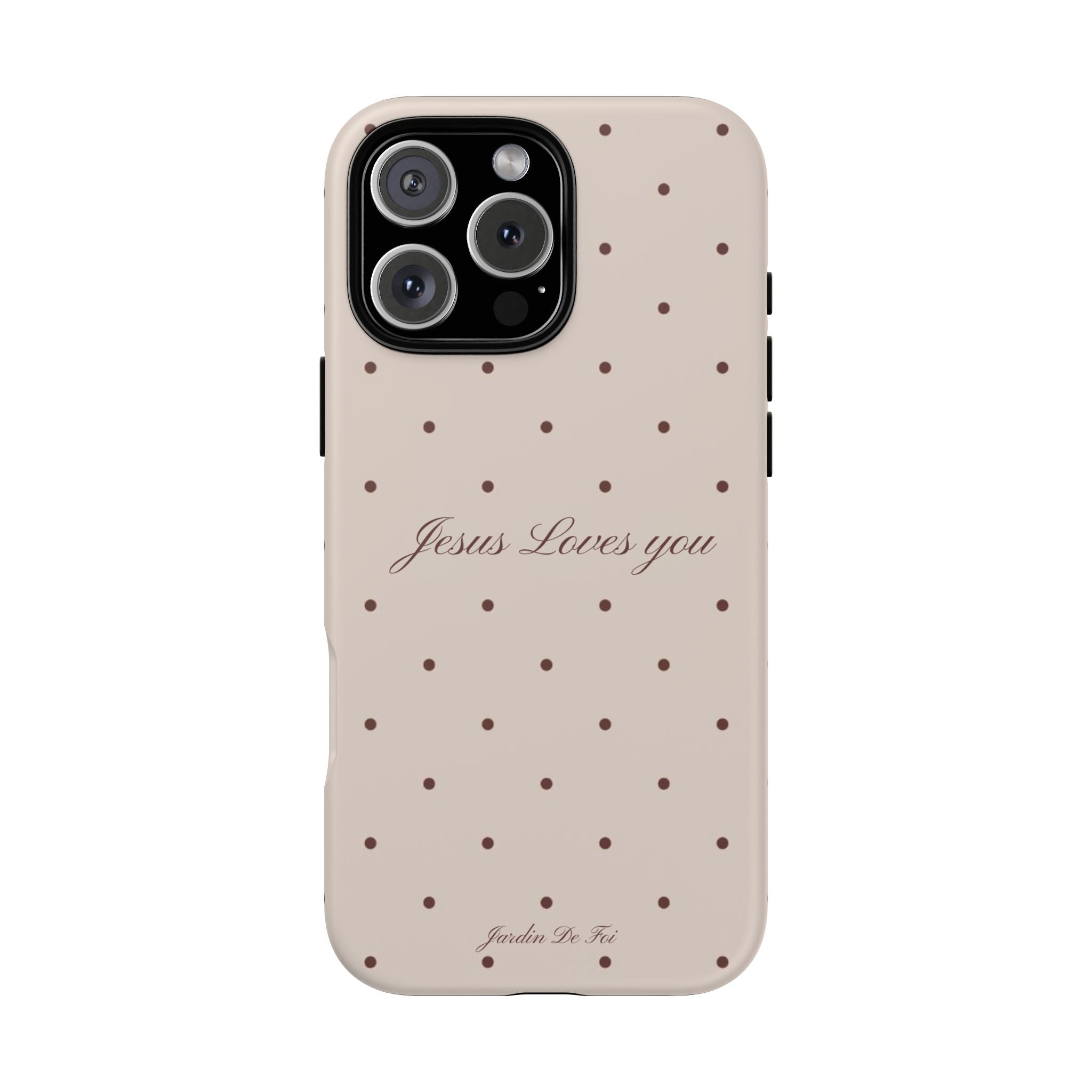 Brown Polka Dot Case