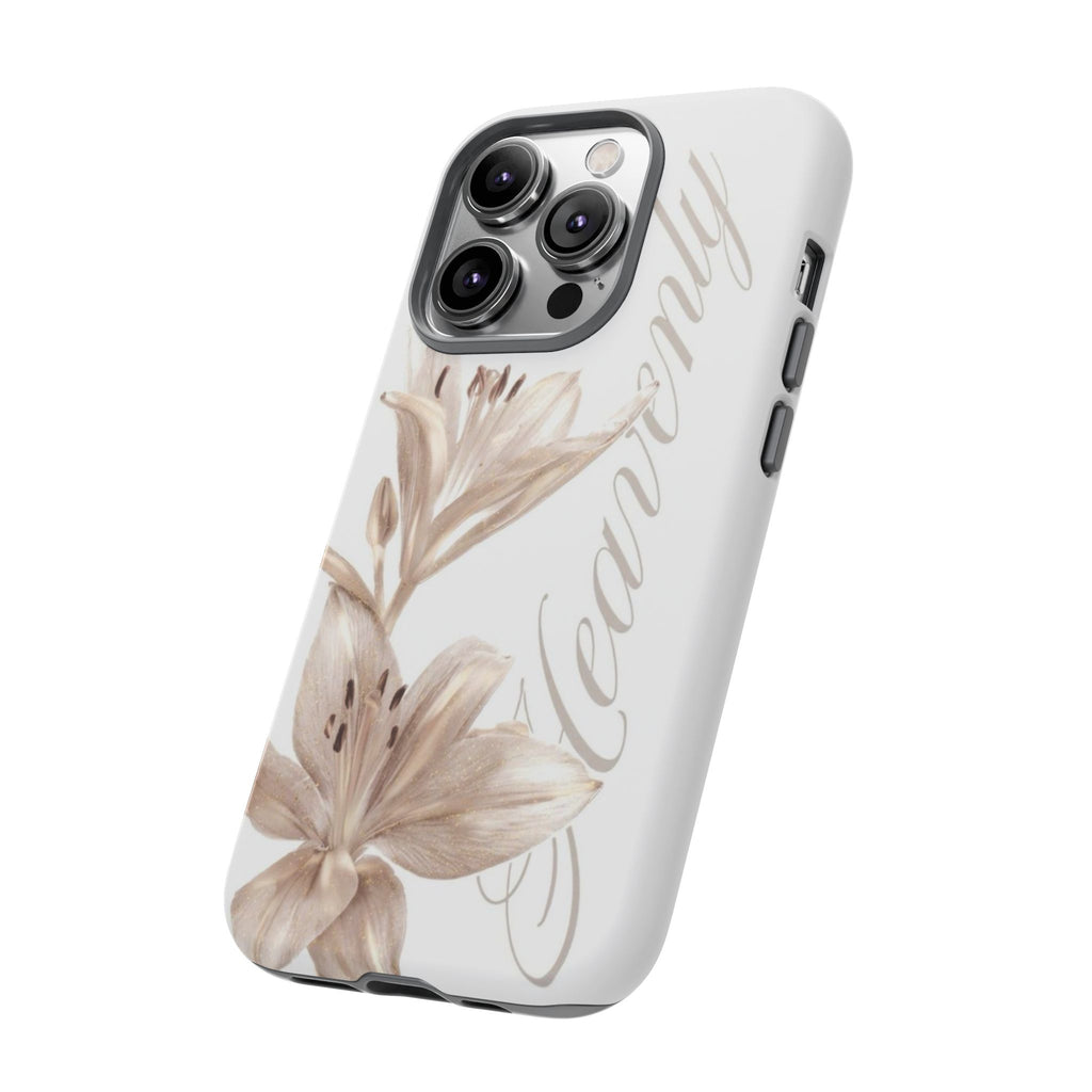 Floral 'Heavenly' Phone Case — Elegant Lily Protective Cover