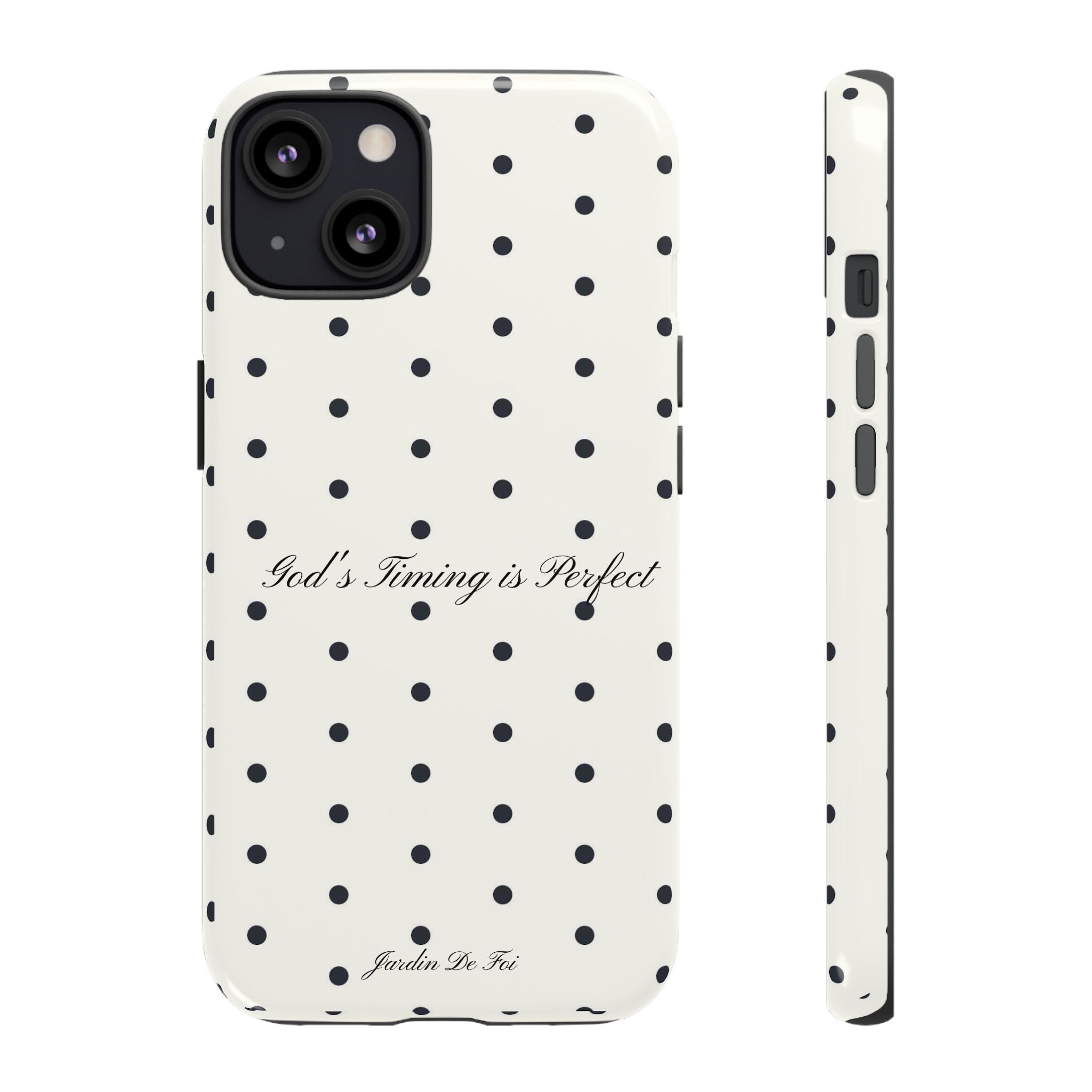 White Polka Dot Case