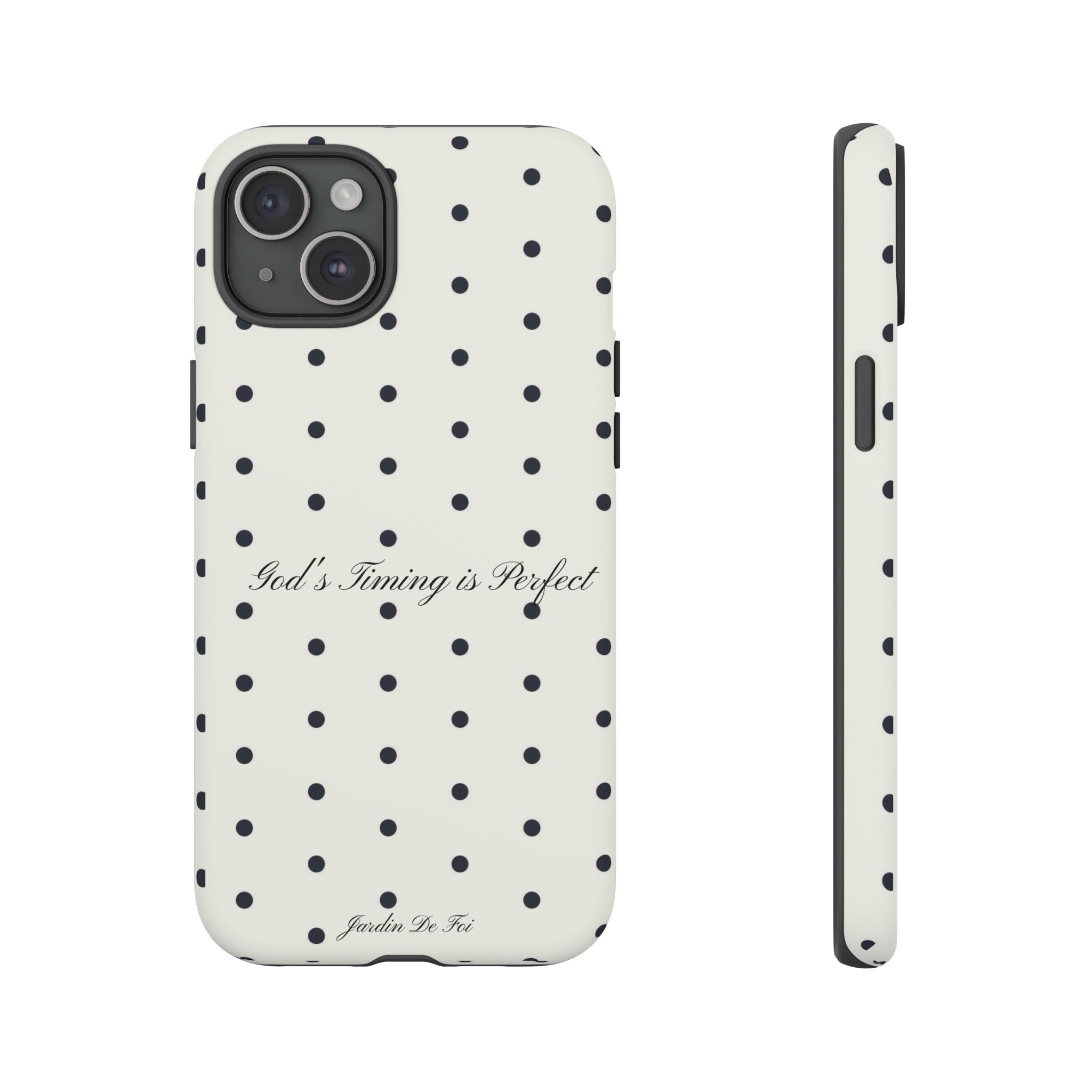 White Polka Dot Case