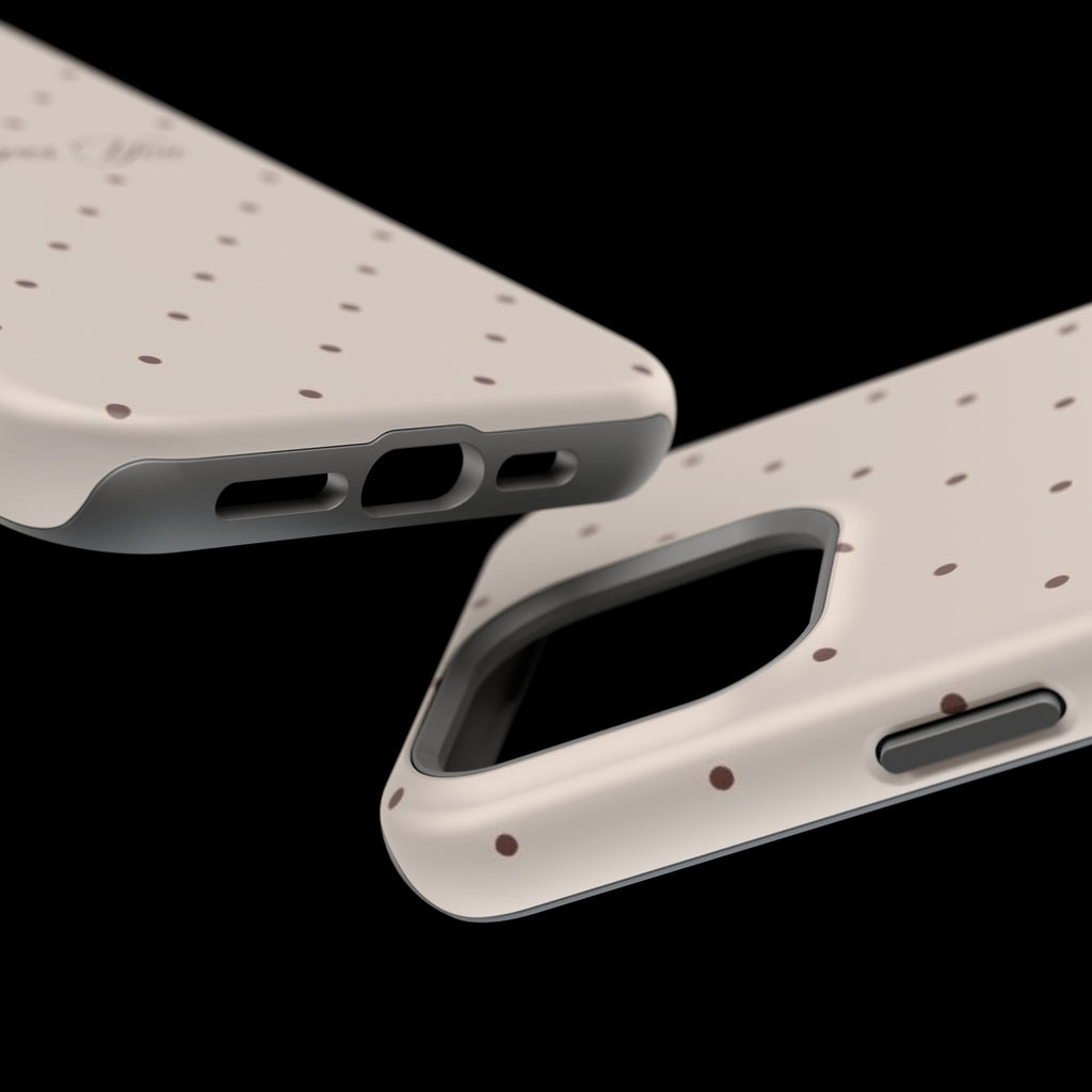 MagSafe Brown Polka Dot