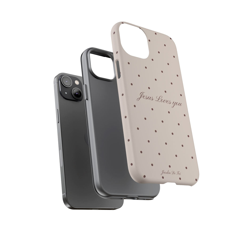 Brown Polka Dot Case