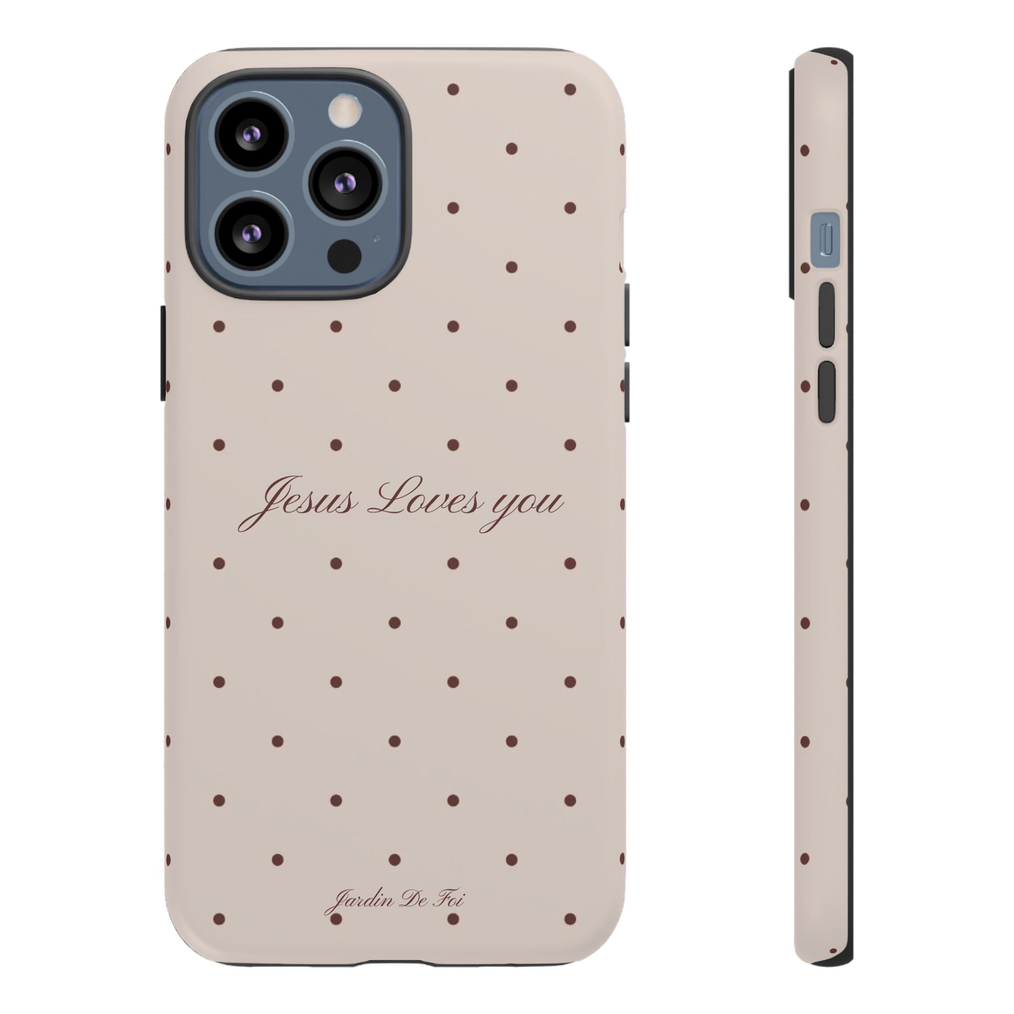 Brown Polka Dot Case