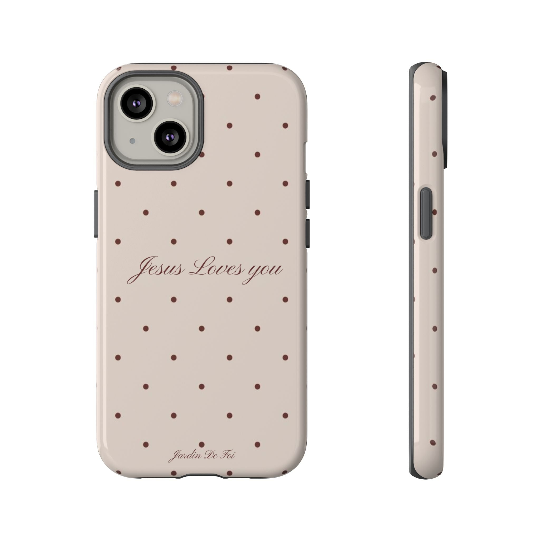 Brown Polka Dot Case