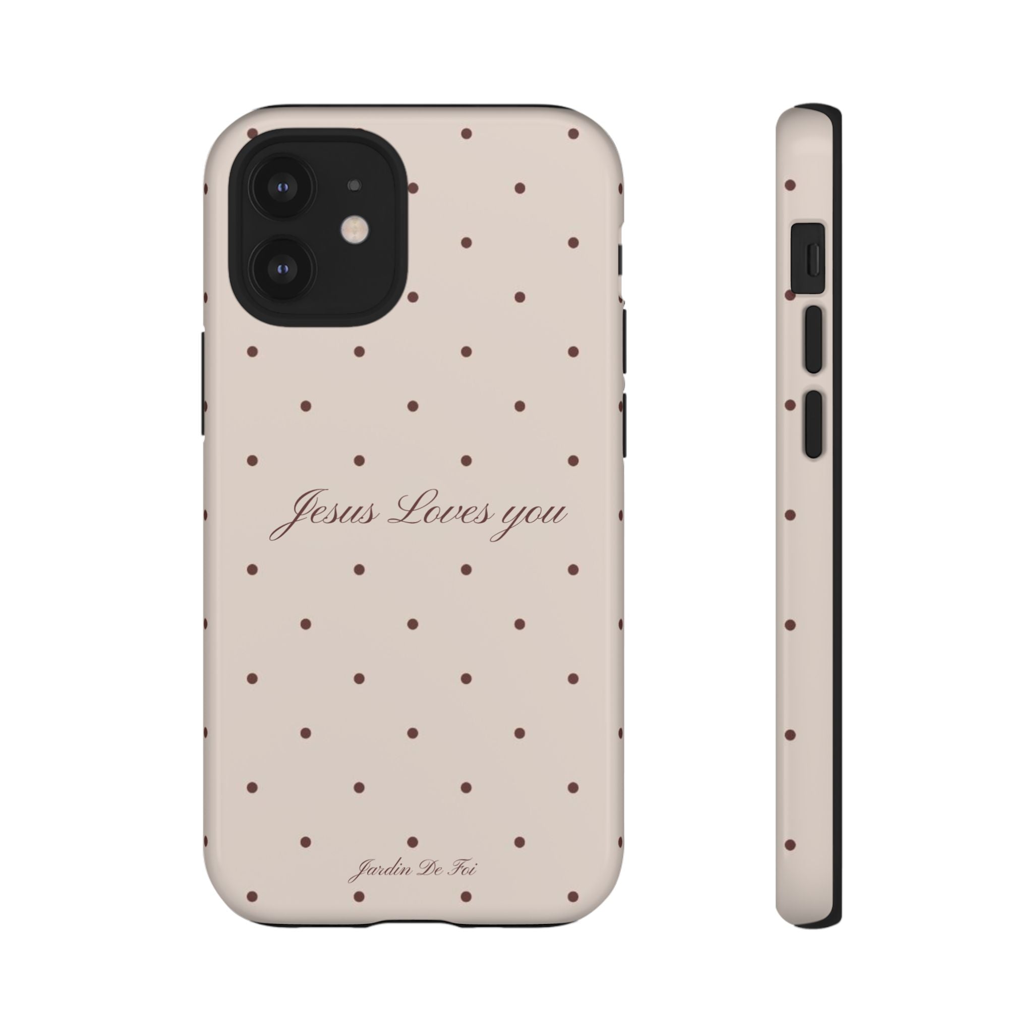 Brown Polka Dot Case