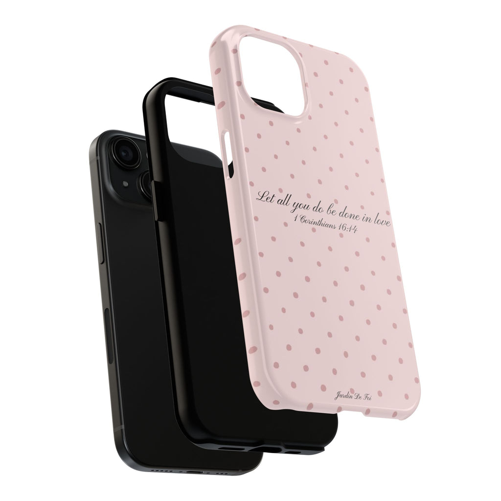 Pink Polka Dot Case