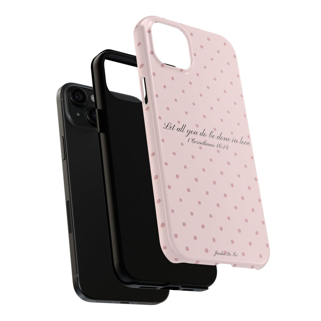 Pink Polka Dot Case