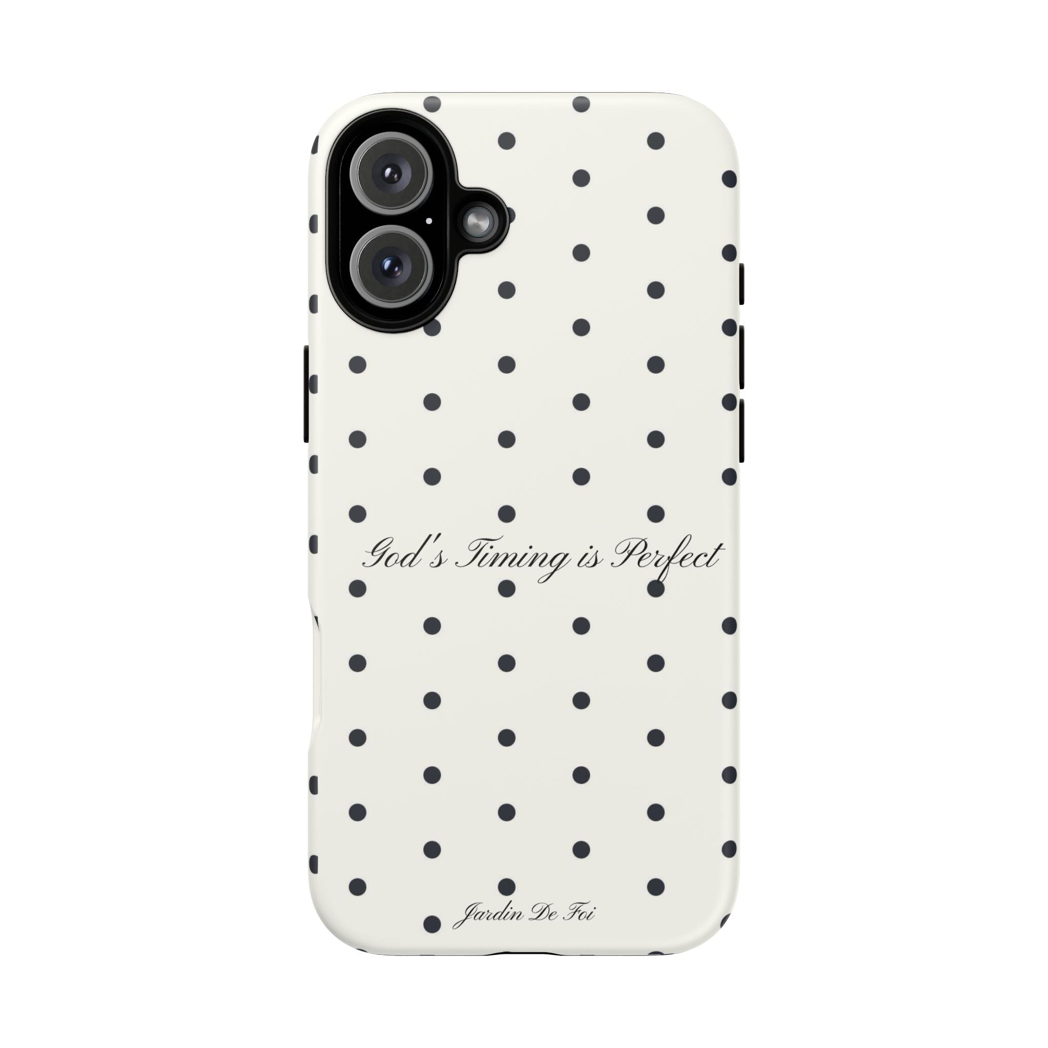 White Polka Dot Case