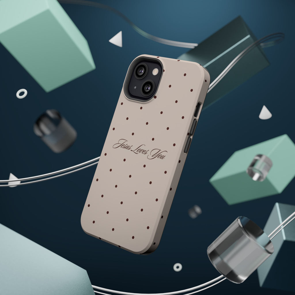 MagSafe Brown Polka Dot