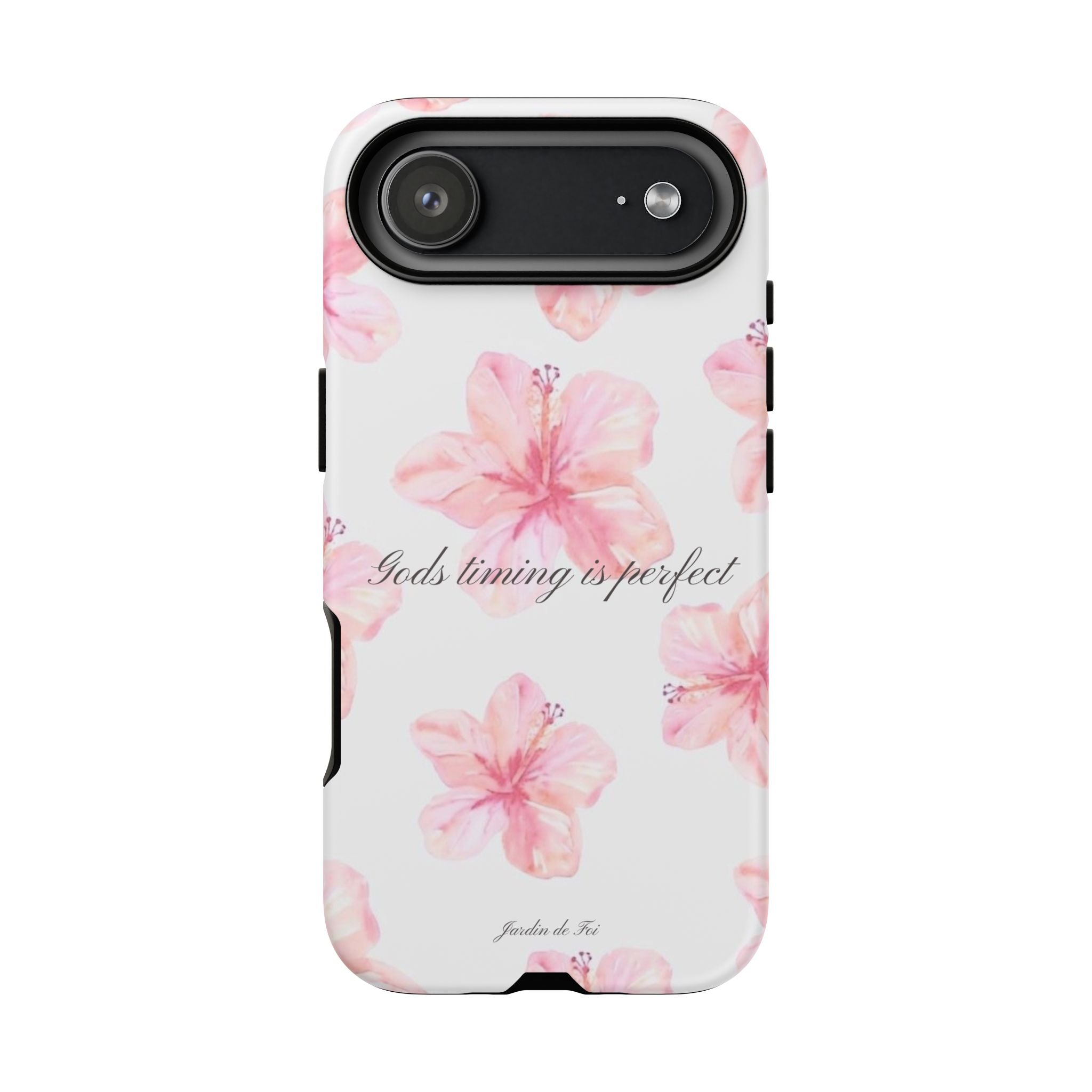 Gods Timing is Perfect Flower Case