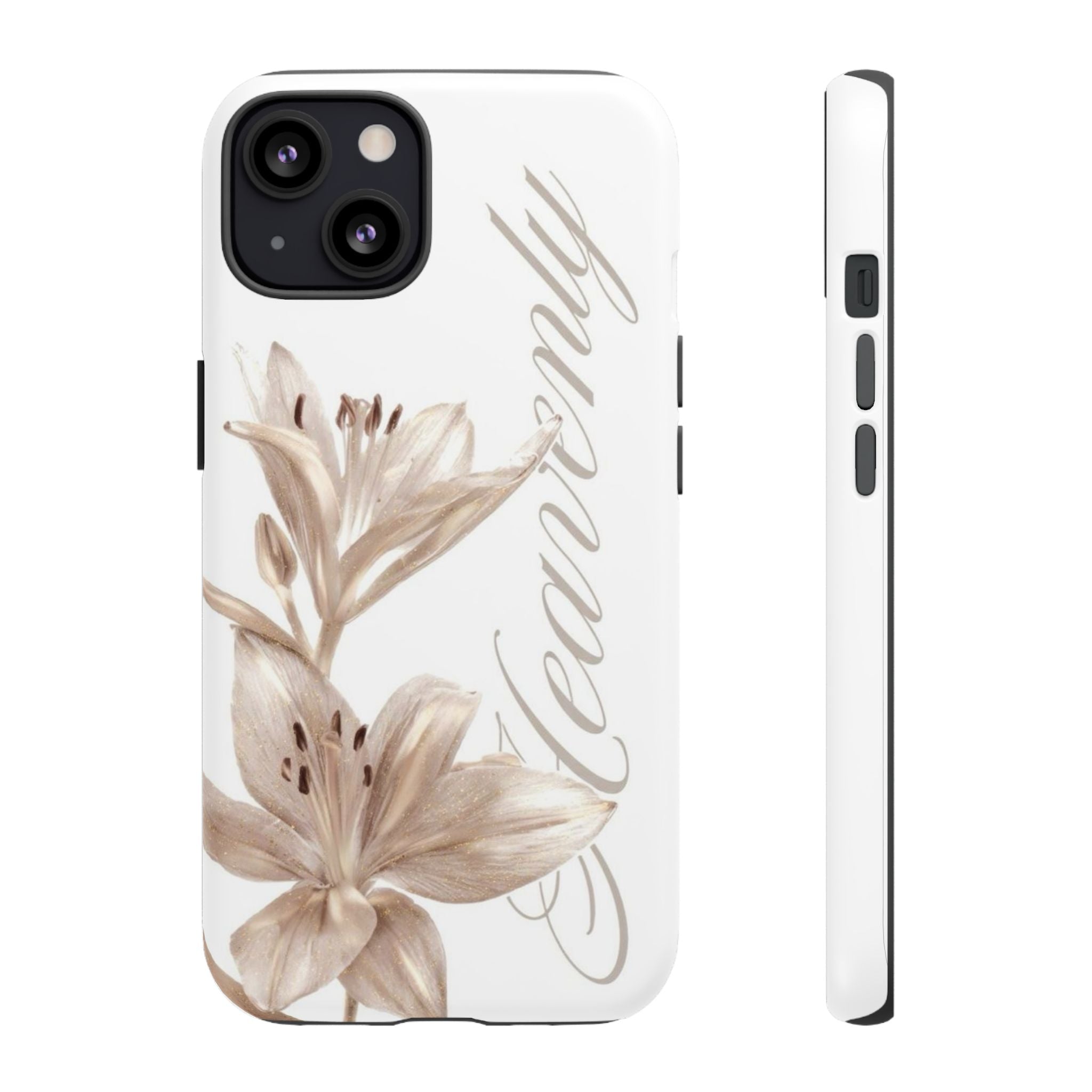 Floral 'Heavenly' Phone Case — Elegant Lily Protective Cover