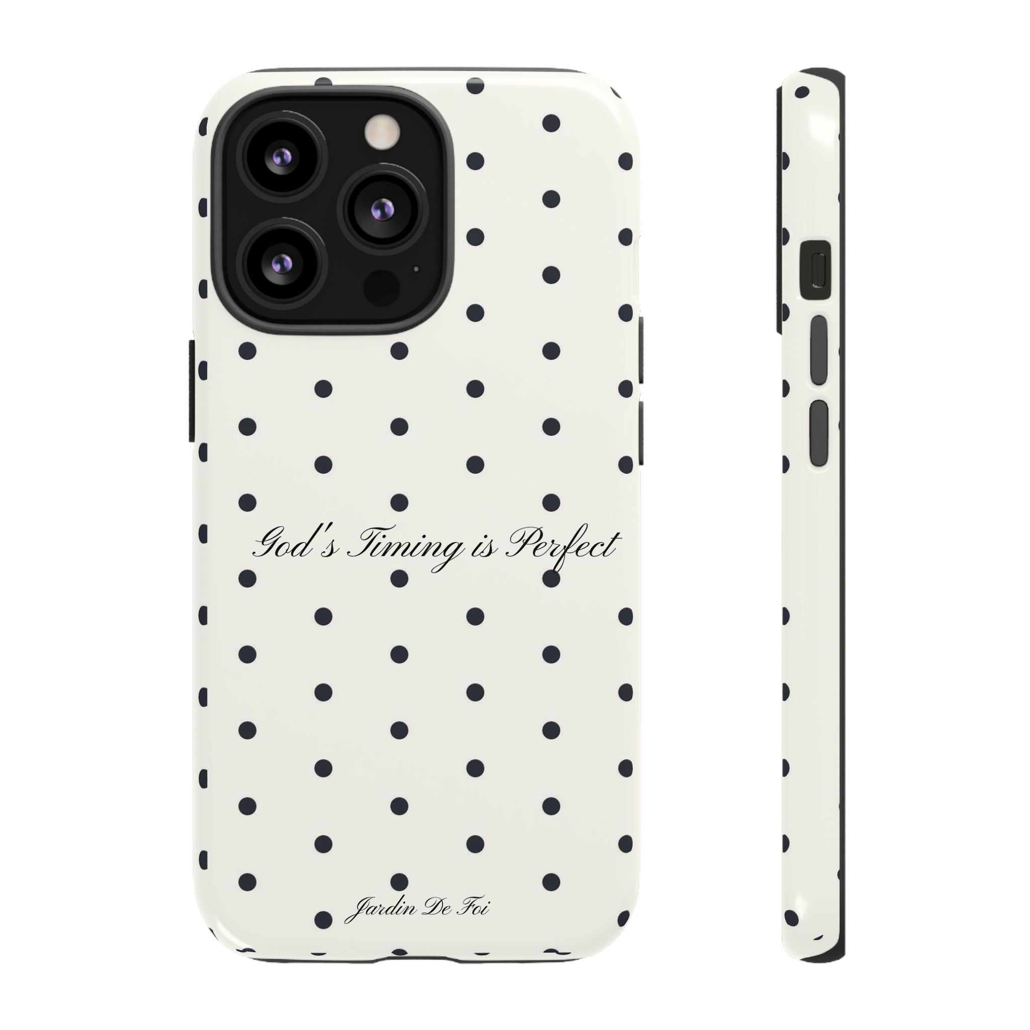 White Polka Dot Case