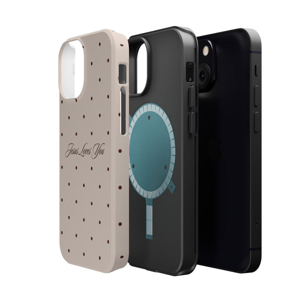 MagSafe Brown Polka Dot