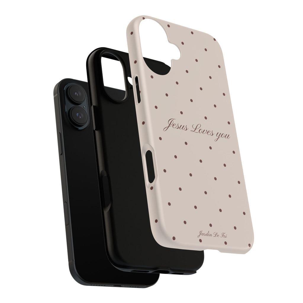 Brown Polka Dot Case