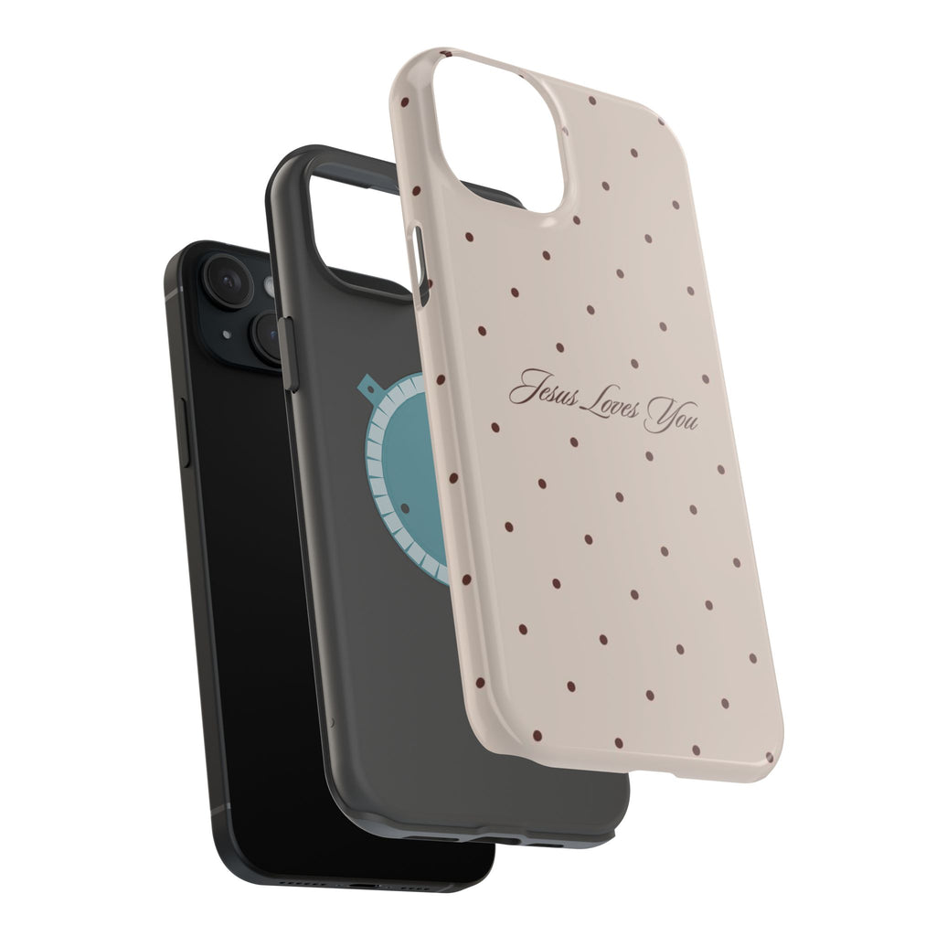 MagSafe Brown Polka Dot