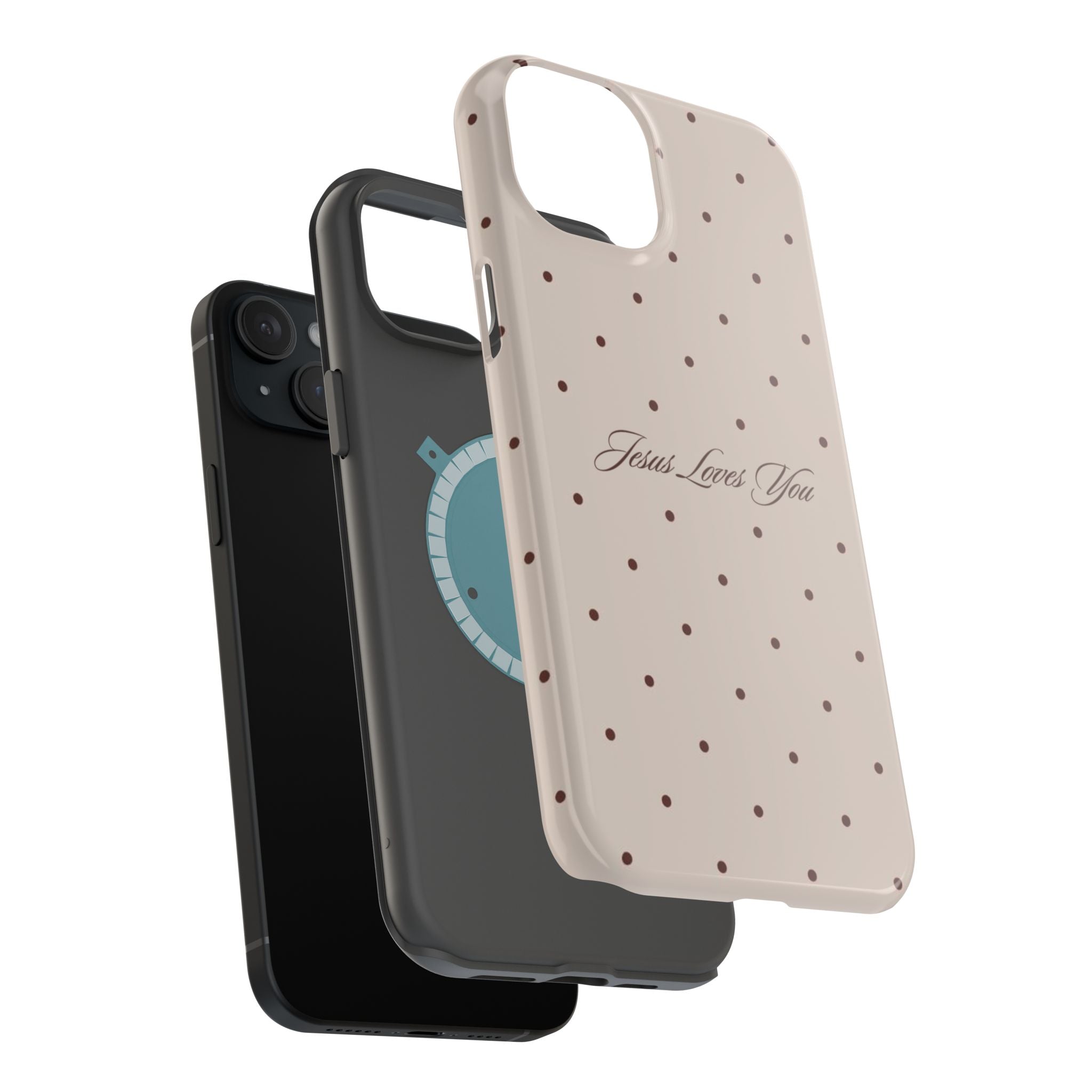 MagSafe Brown Polka Dot