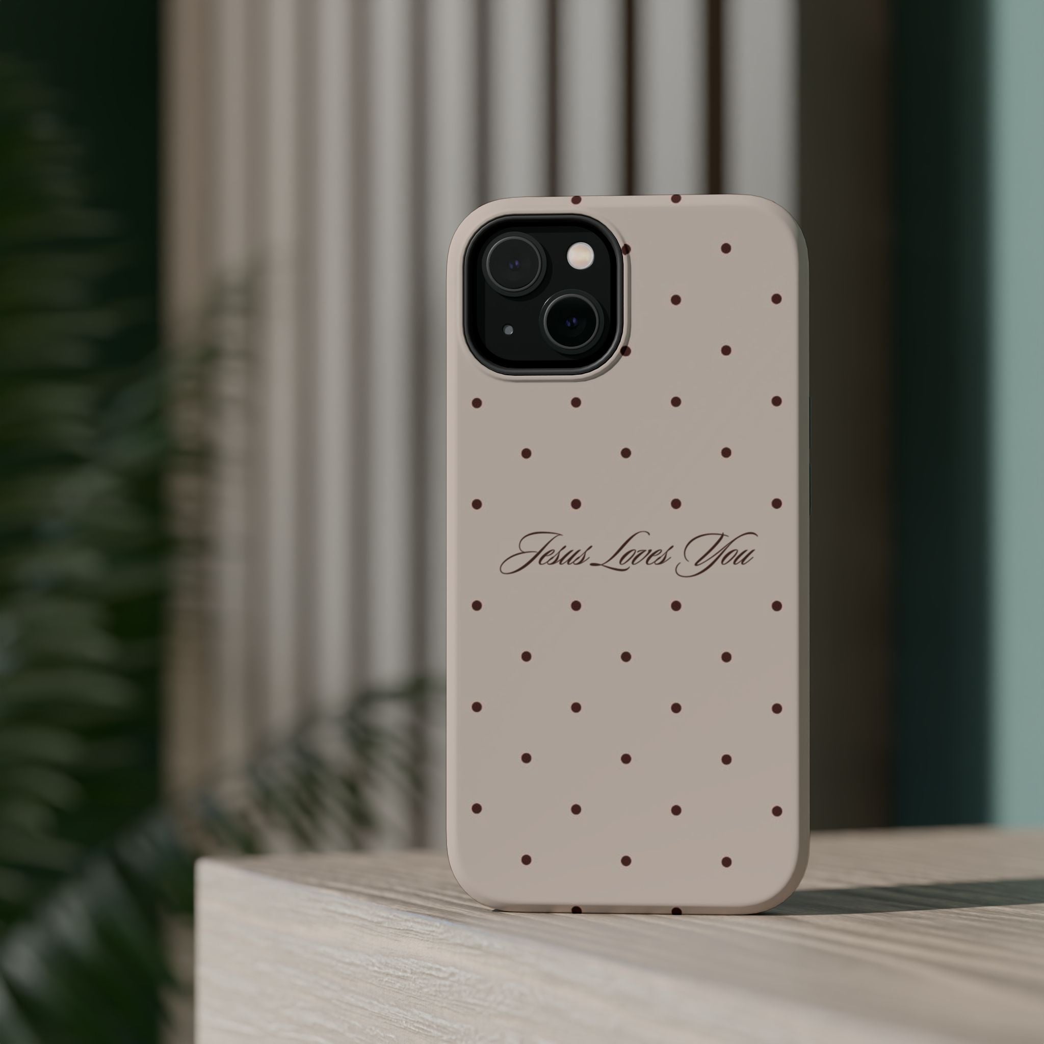 MagSafe Brown Polka Dot