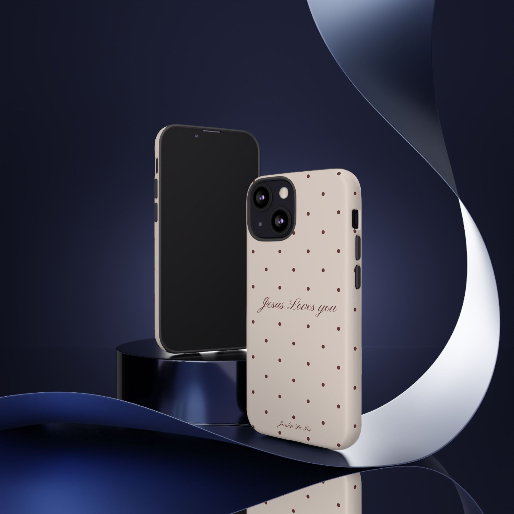 Brown Polka Dot Case
