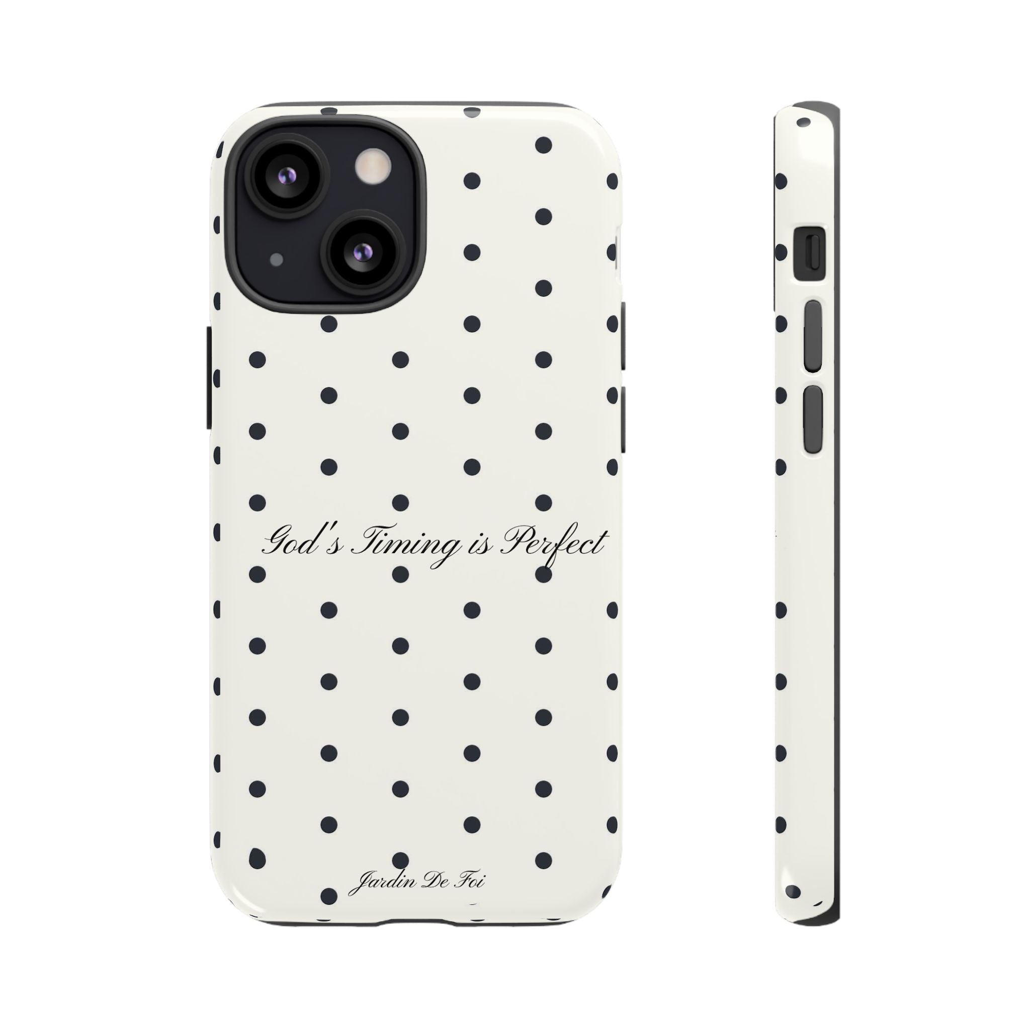 White Polka Dot Case