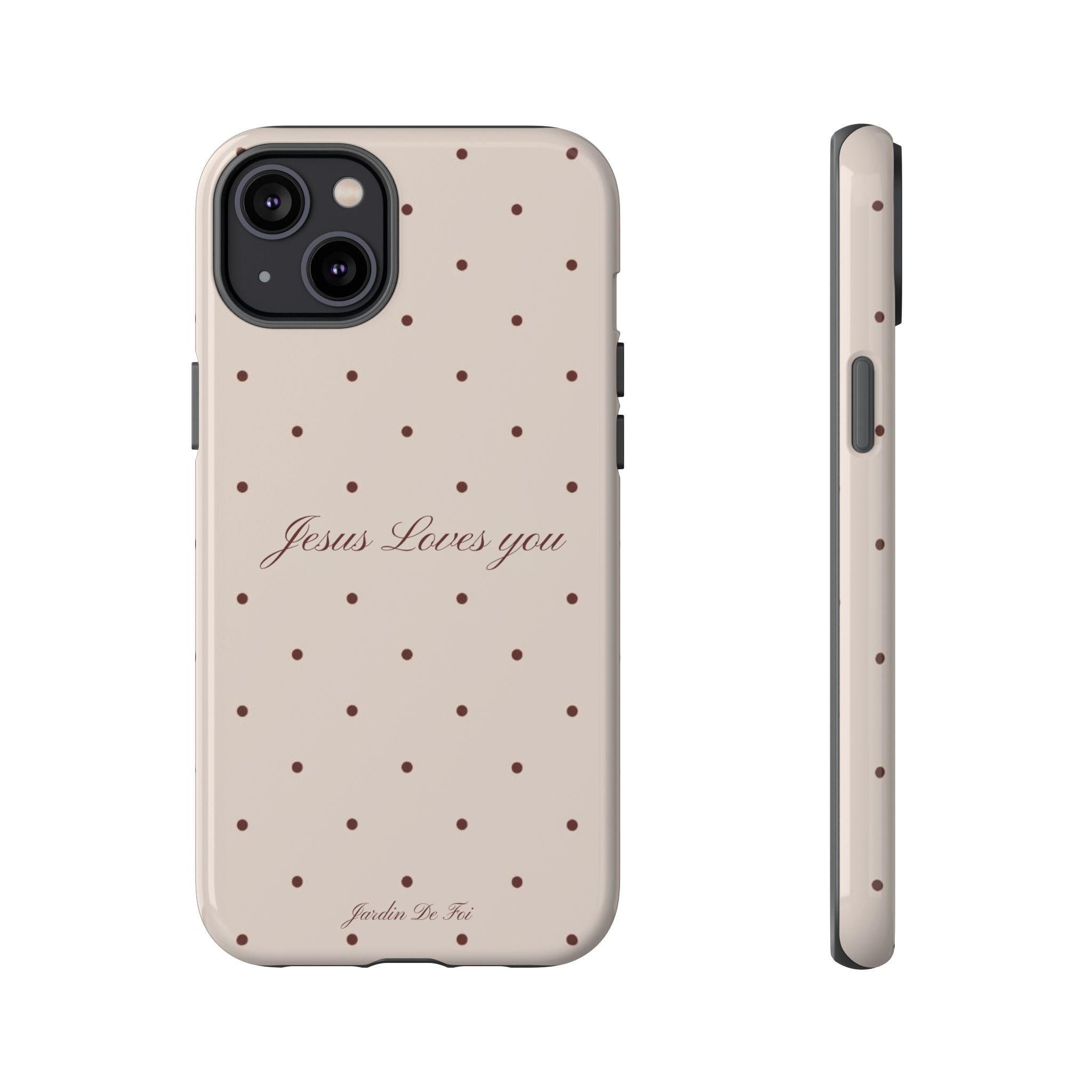Brown Polka Dot Case