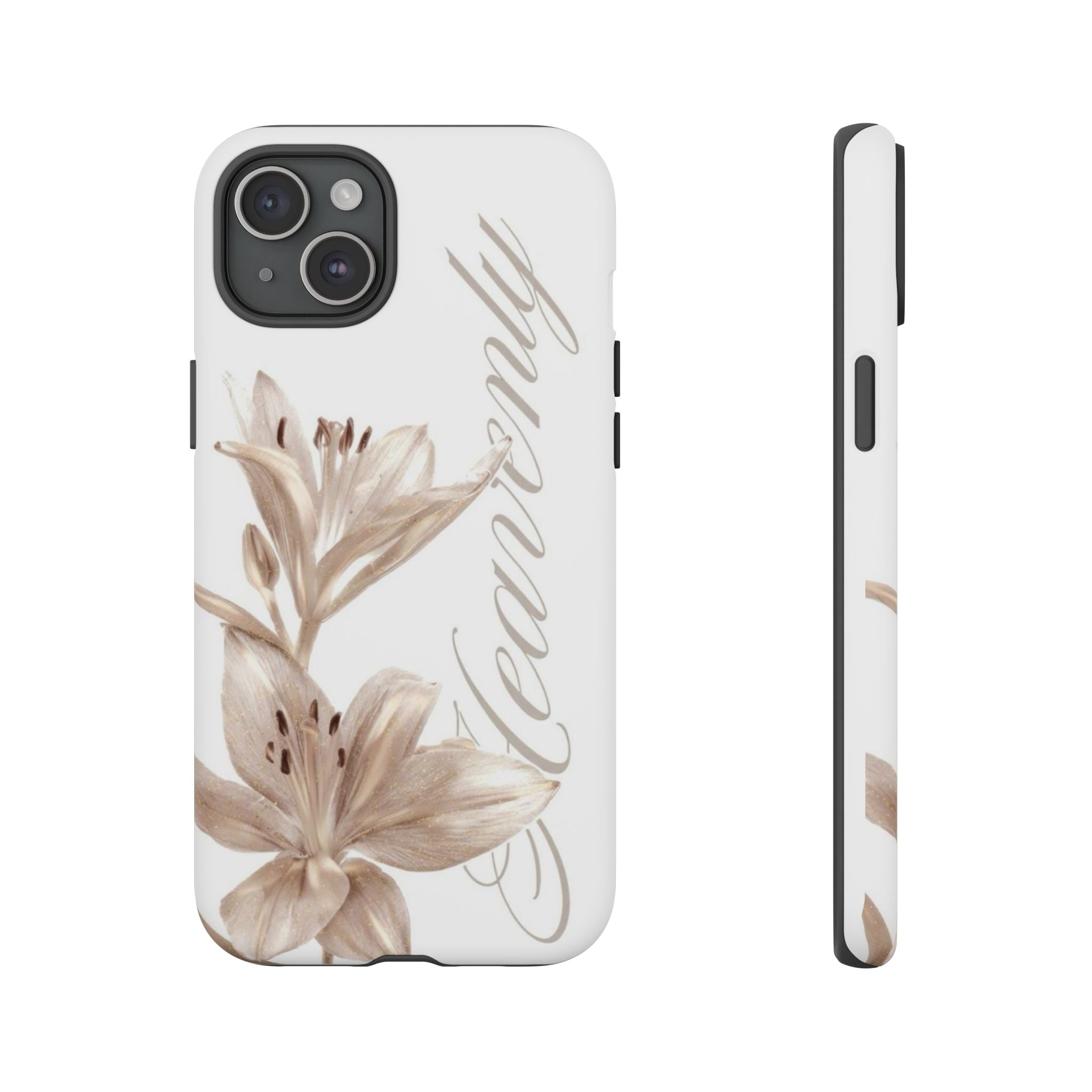 Floral 'Heavenly' Phone Case — Elegant Lily Protective Cover