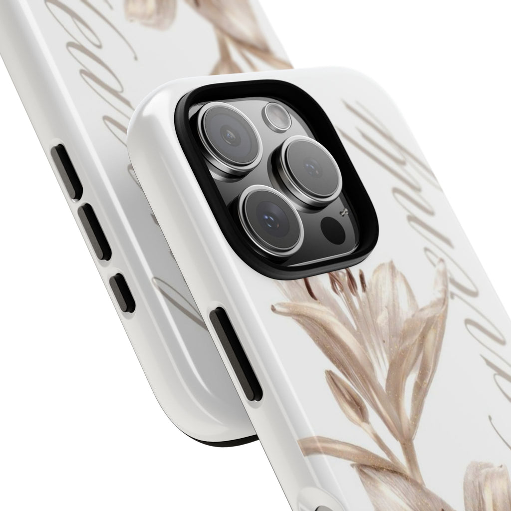 Floral 'Heavenly' Phone Case — Elegant Lily Protective Cover