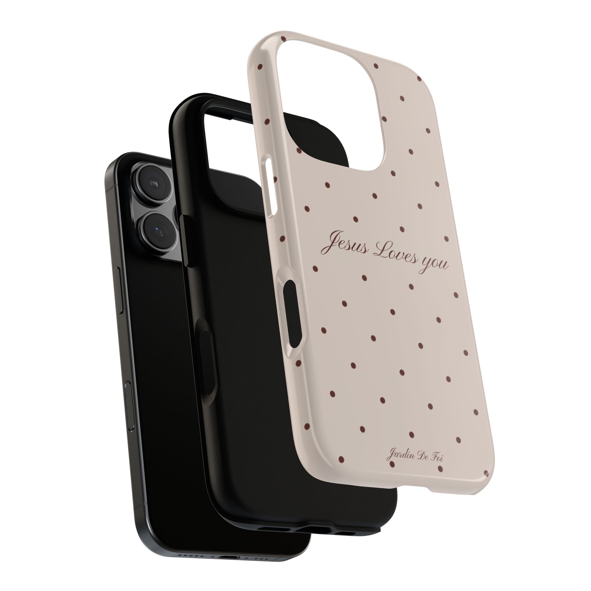 Brown Polka Dot Case