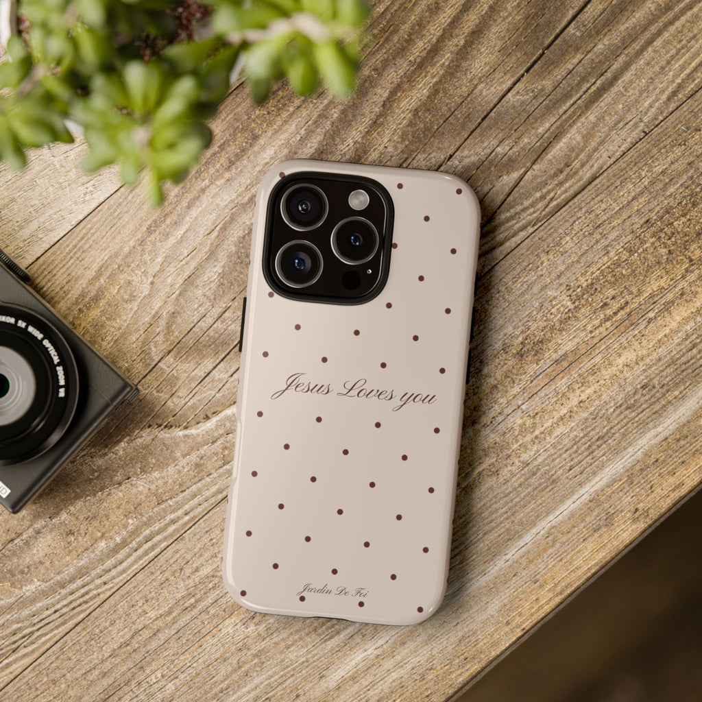 Brown Polka Dot Case