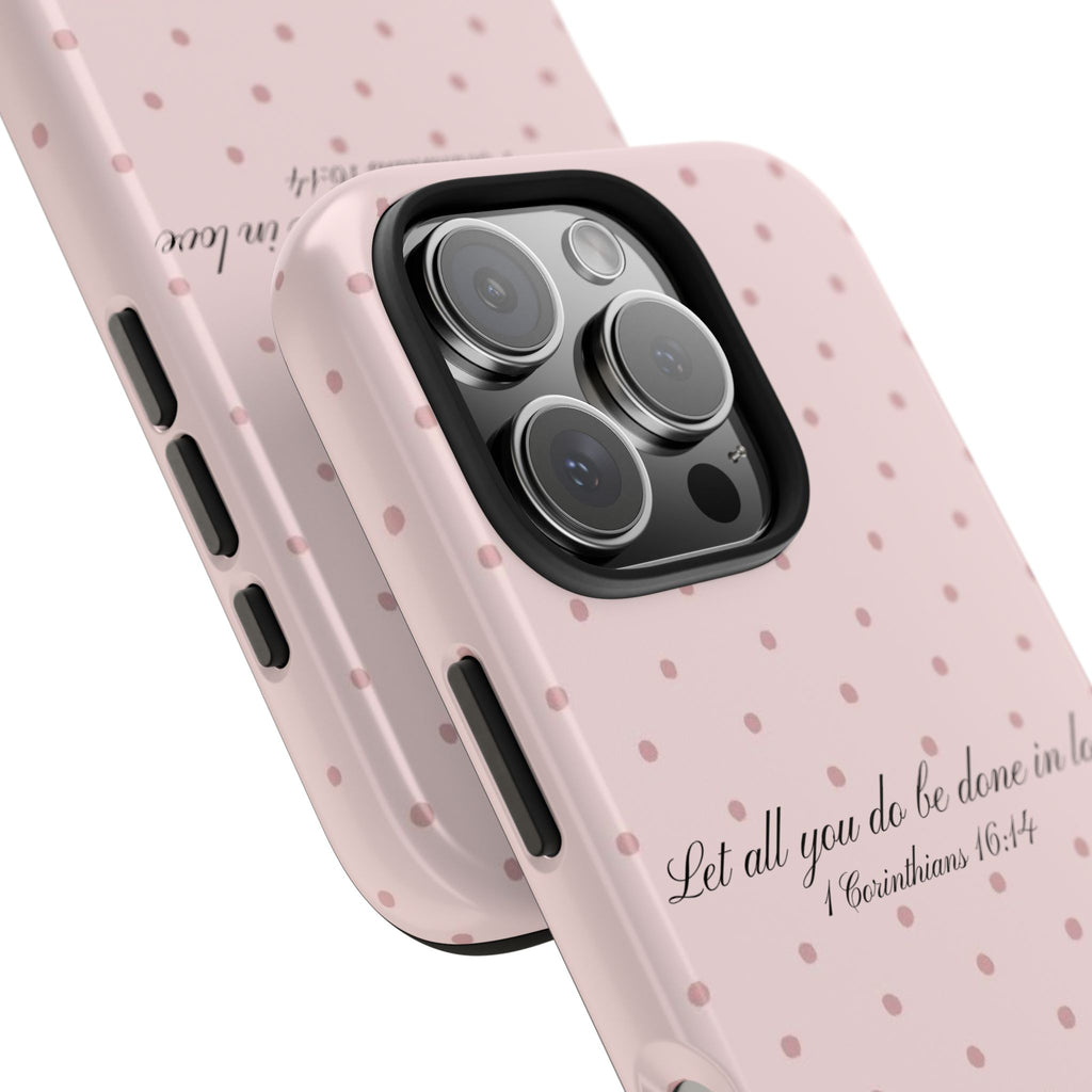Pink Polka Dot Case