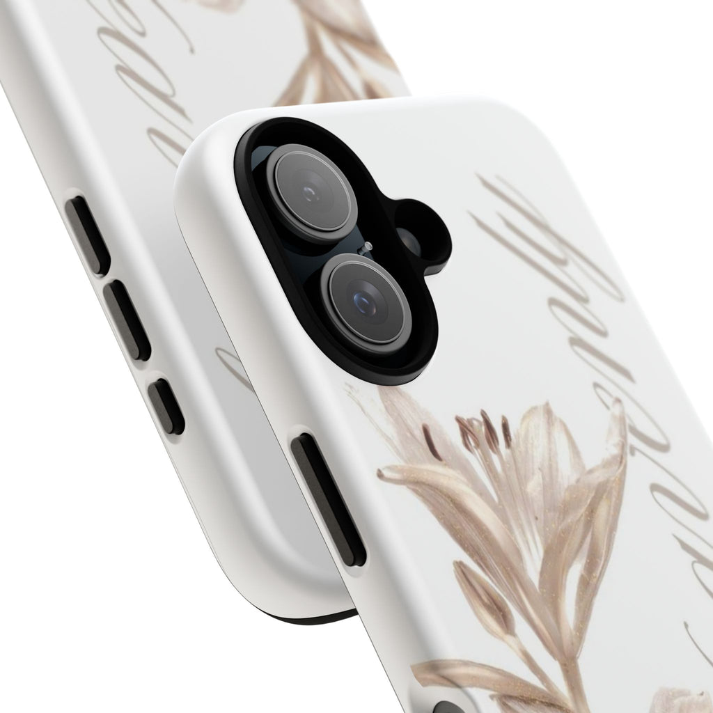 Floral 'Heavenly' Phone Case — Elegant Lily Protective Cover