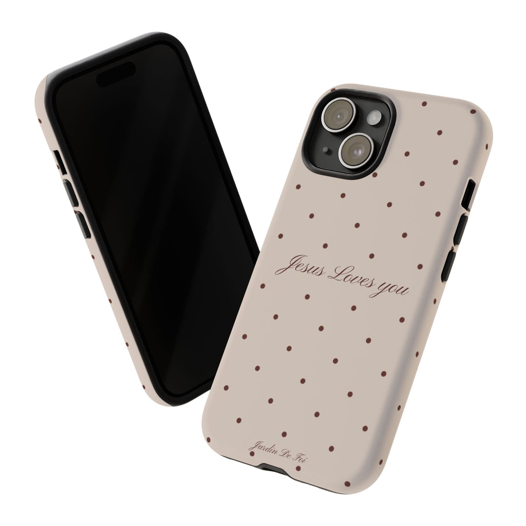Brown Polka Dot Case