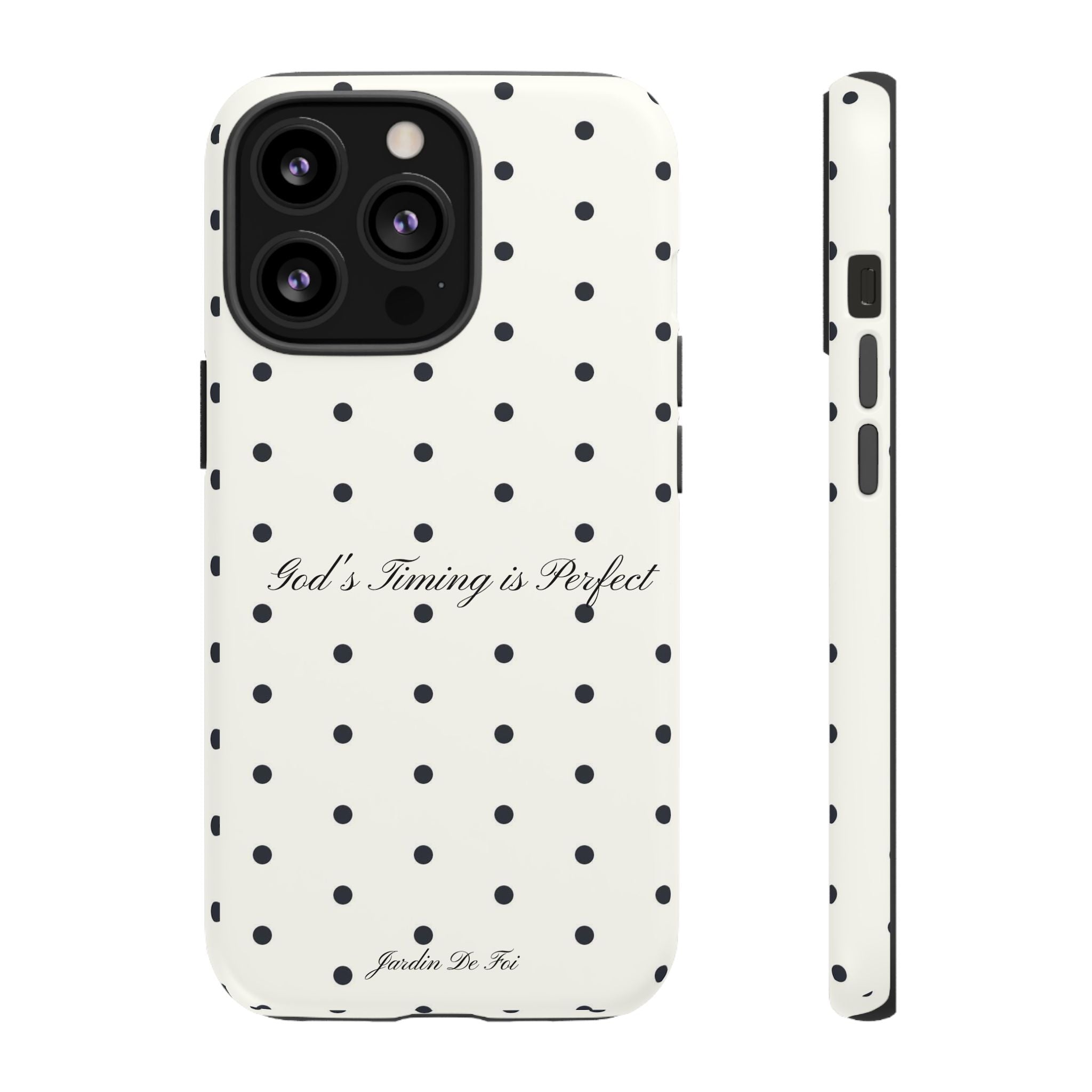 White Polka Dot Case