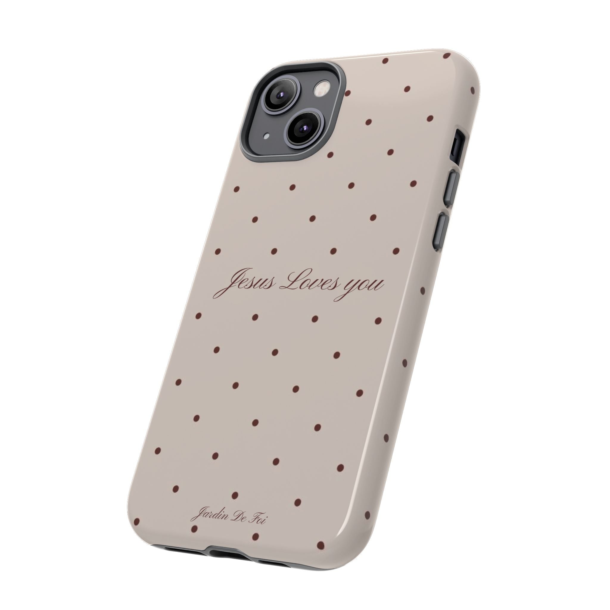 Brown Polka Dot Case