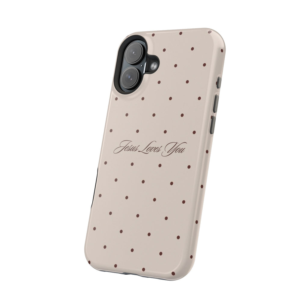 MagSafe Brown Polka Dot