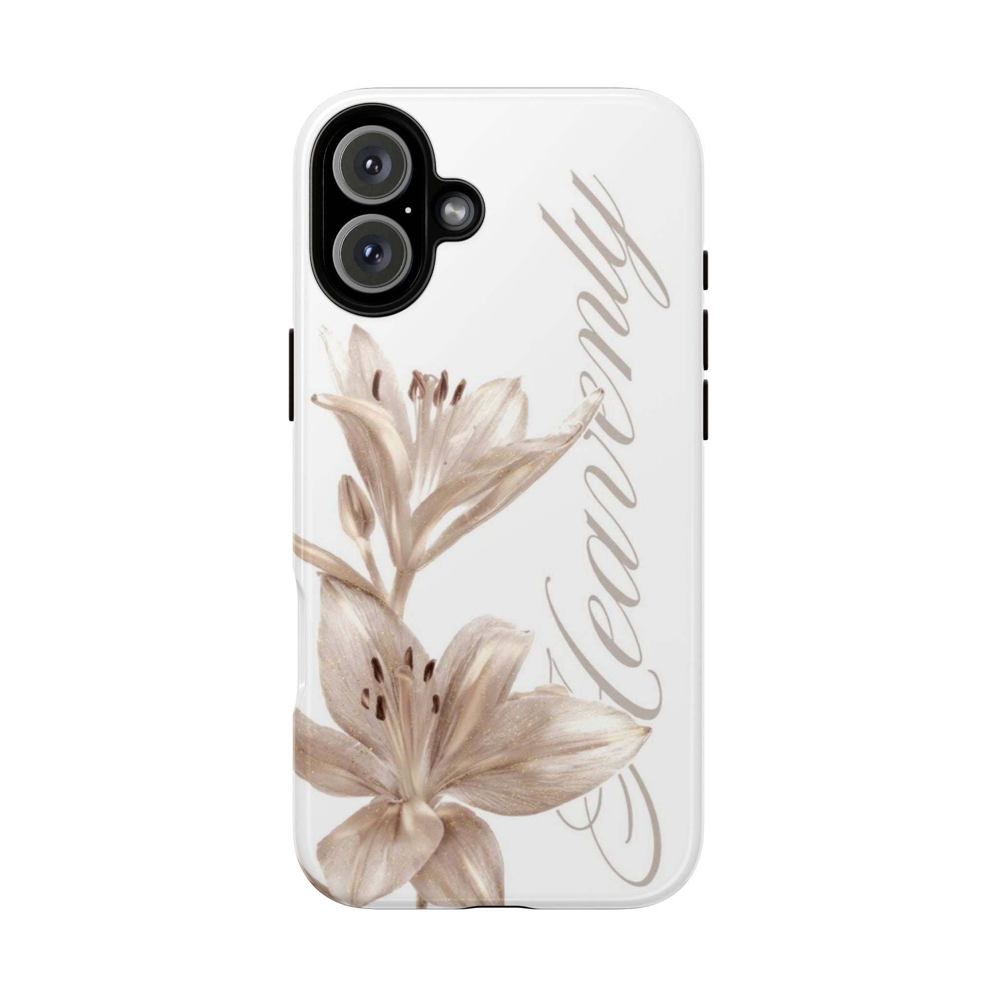 Floral 'Heavenly' Phone Case — Elegant Lily Protective Cover