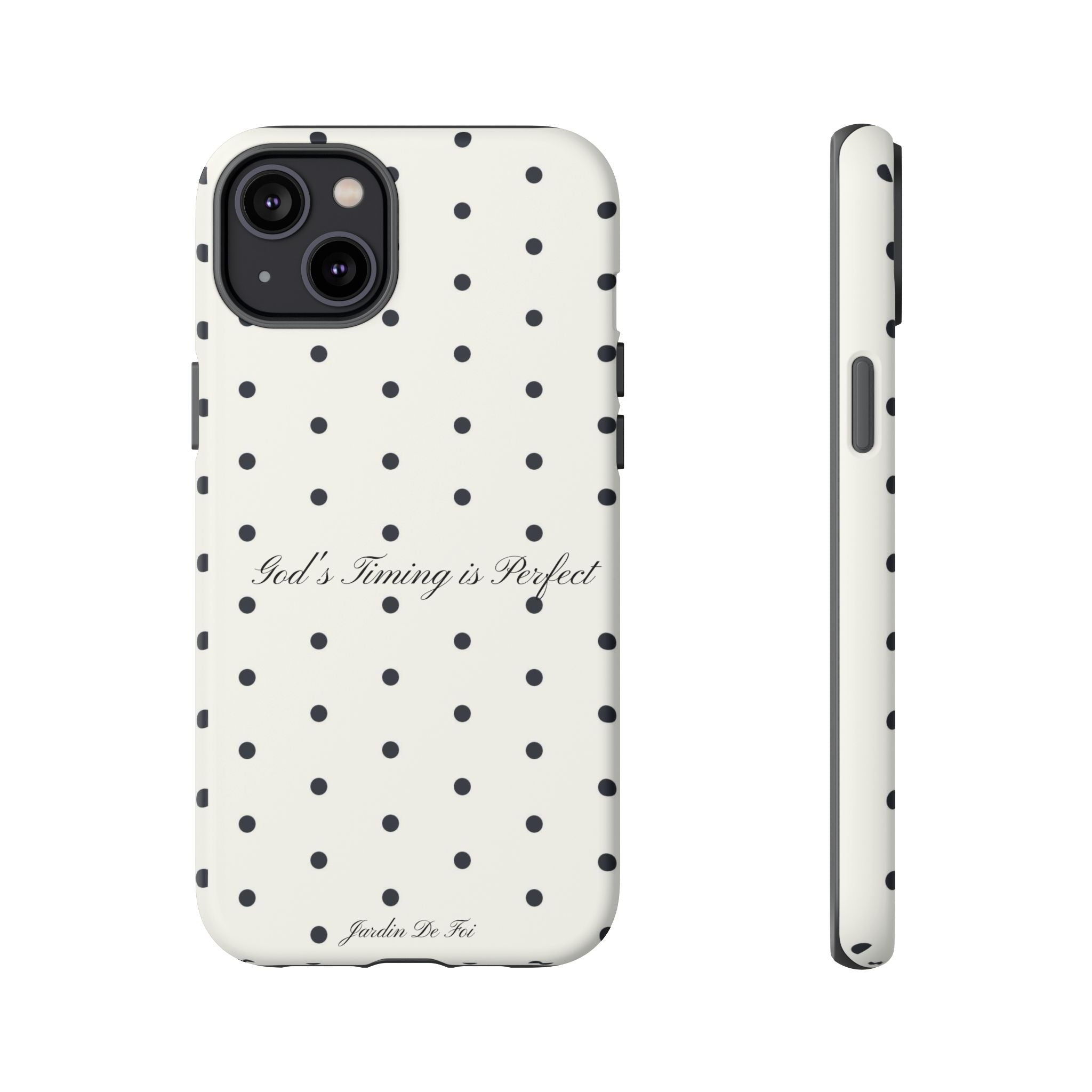 White Polka Dot Case