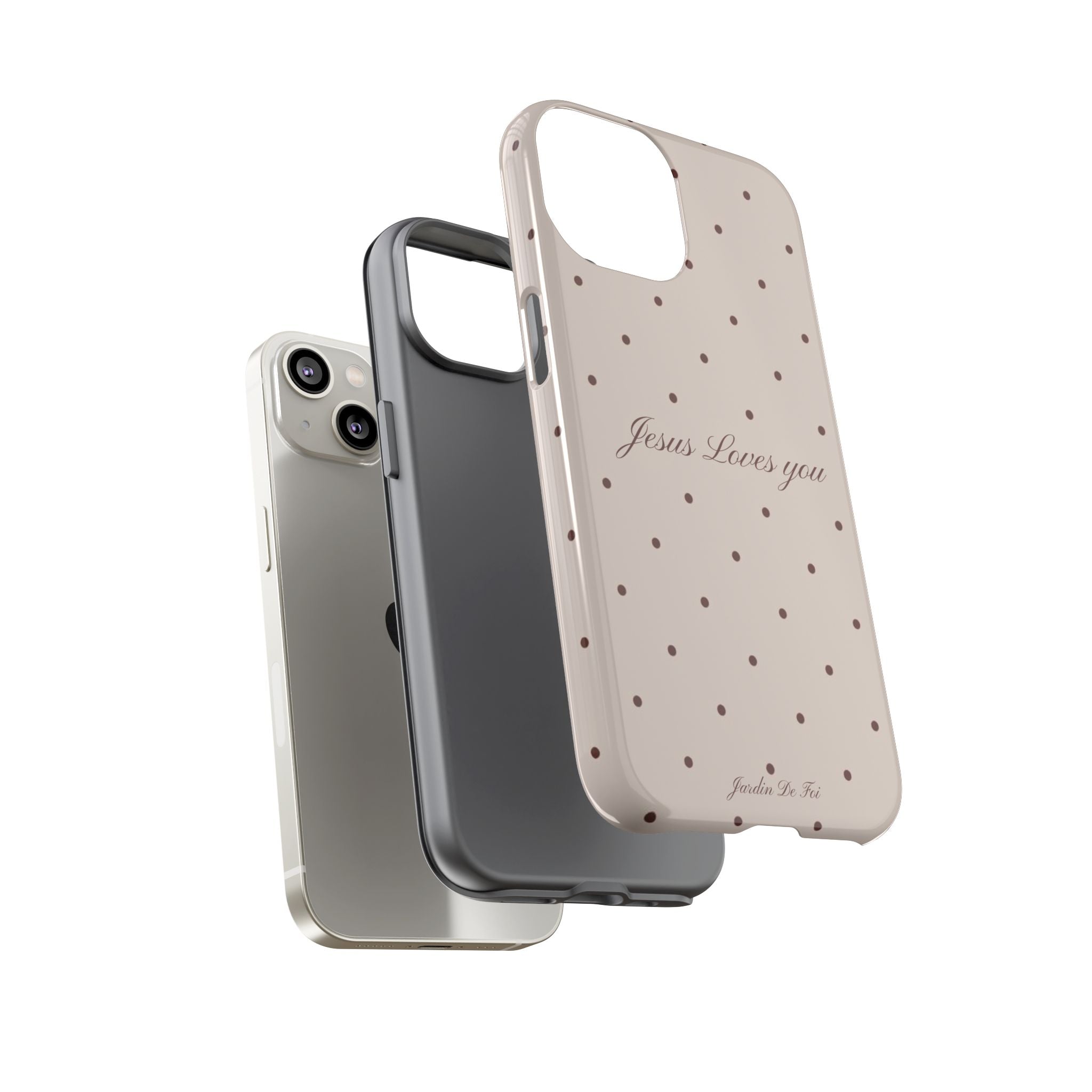 Brown Polka Dot Case