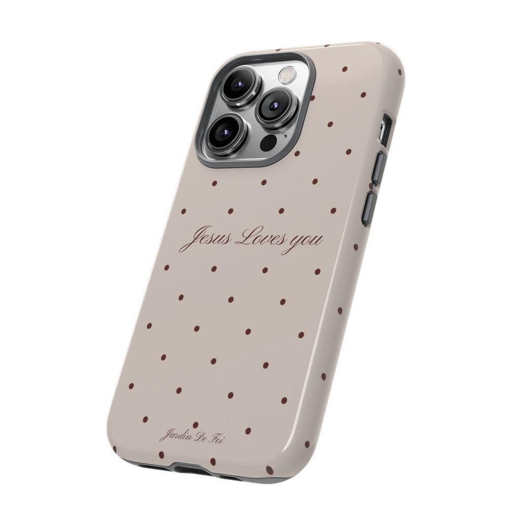 Brown Polka Dot Case