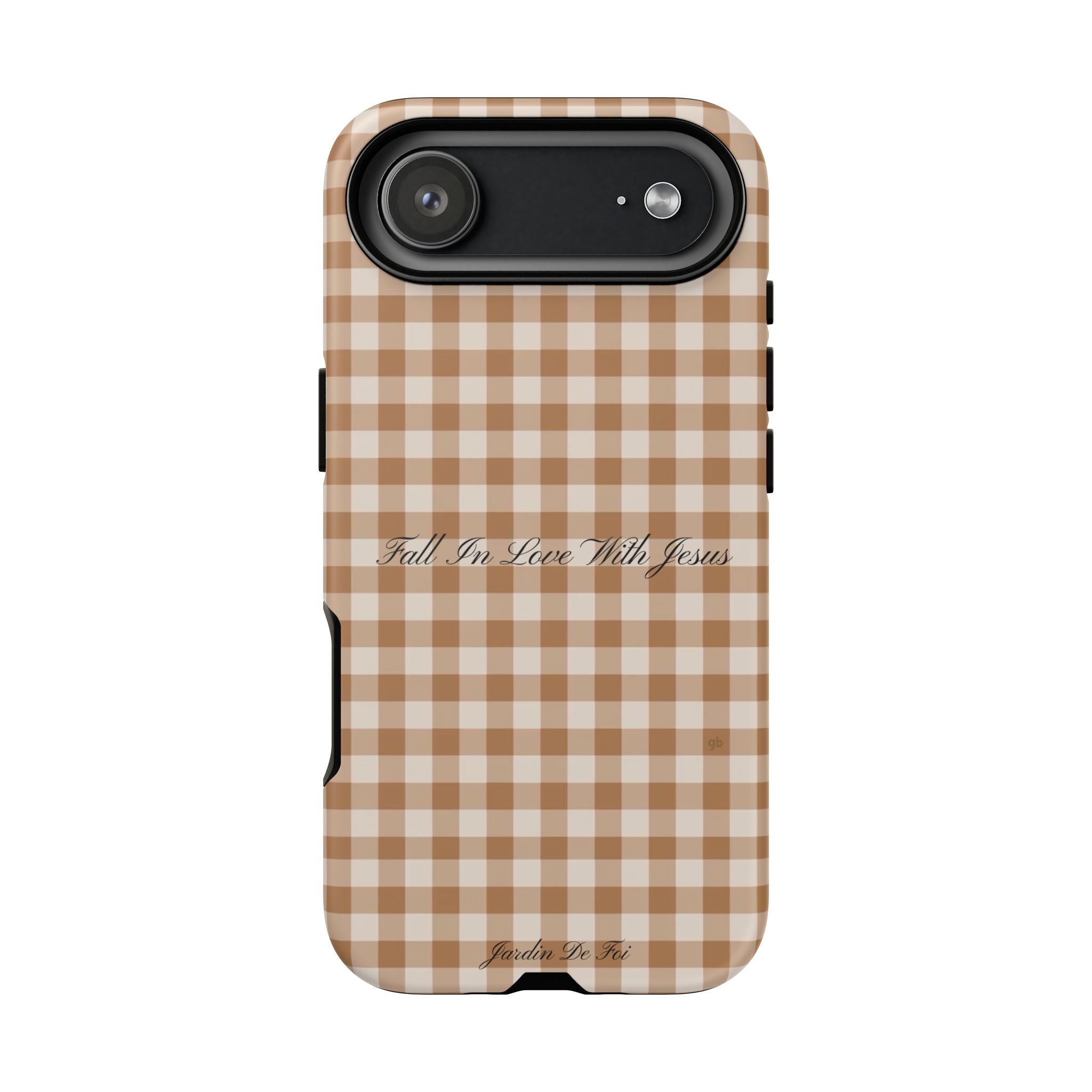 Brown Plaid Fall Case