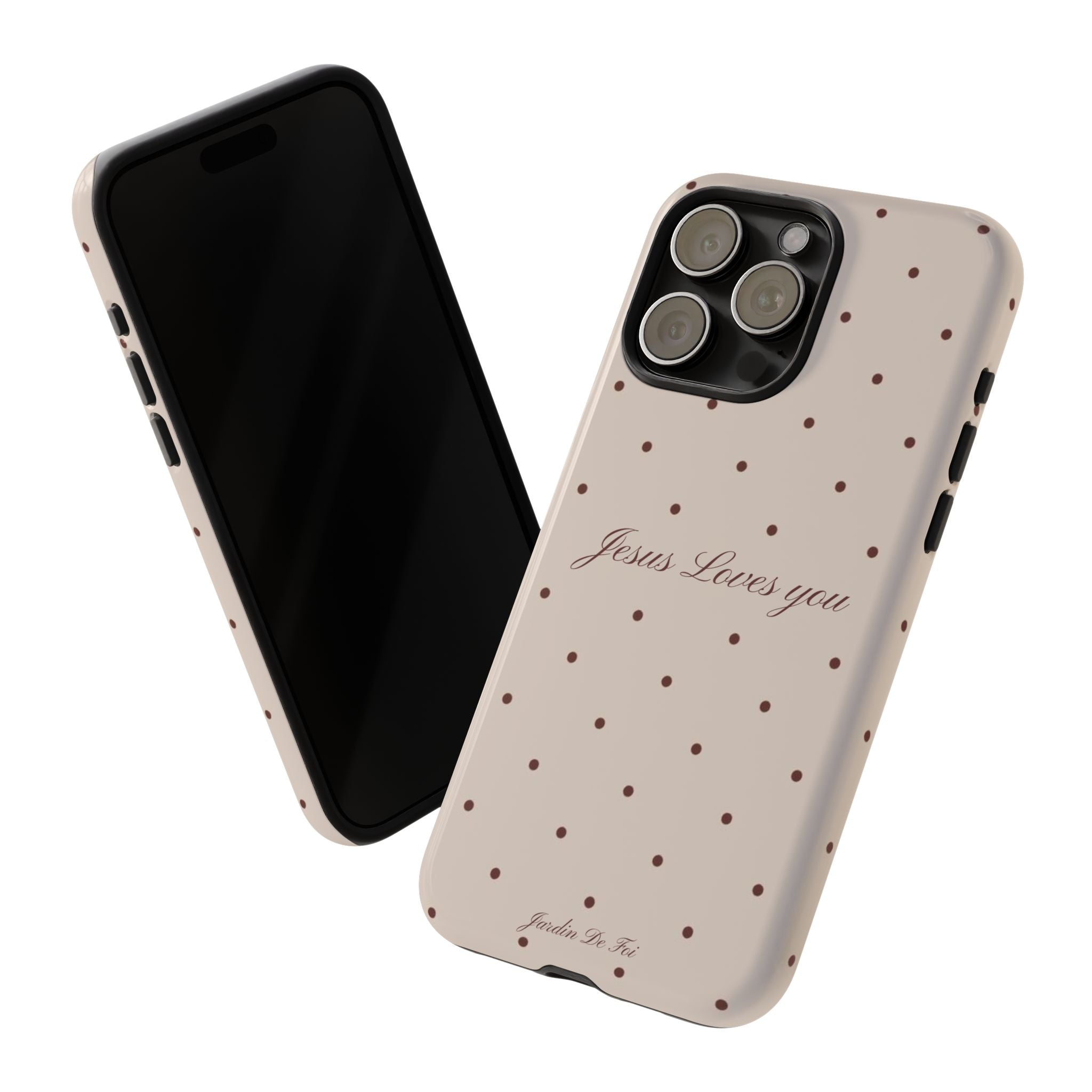 Brown Polka Dot Case