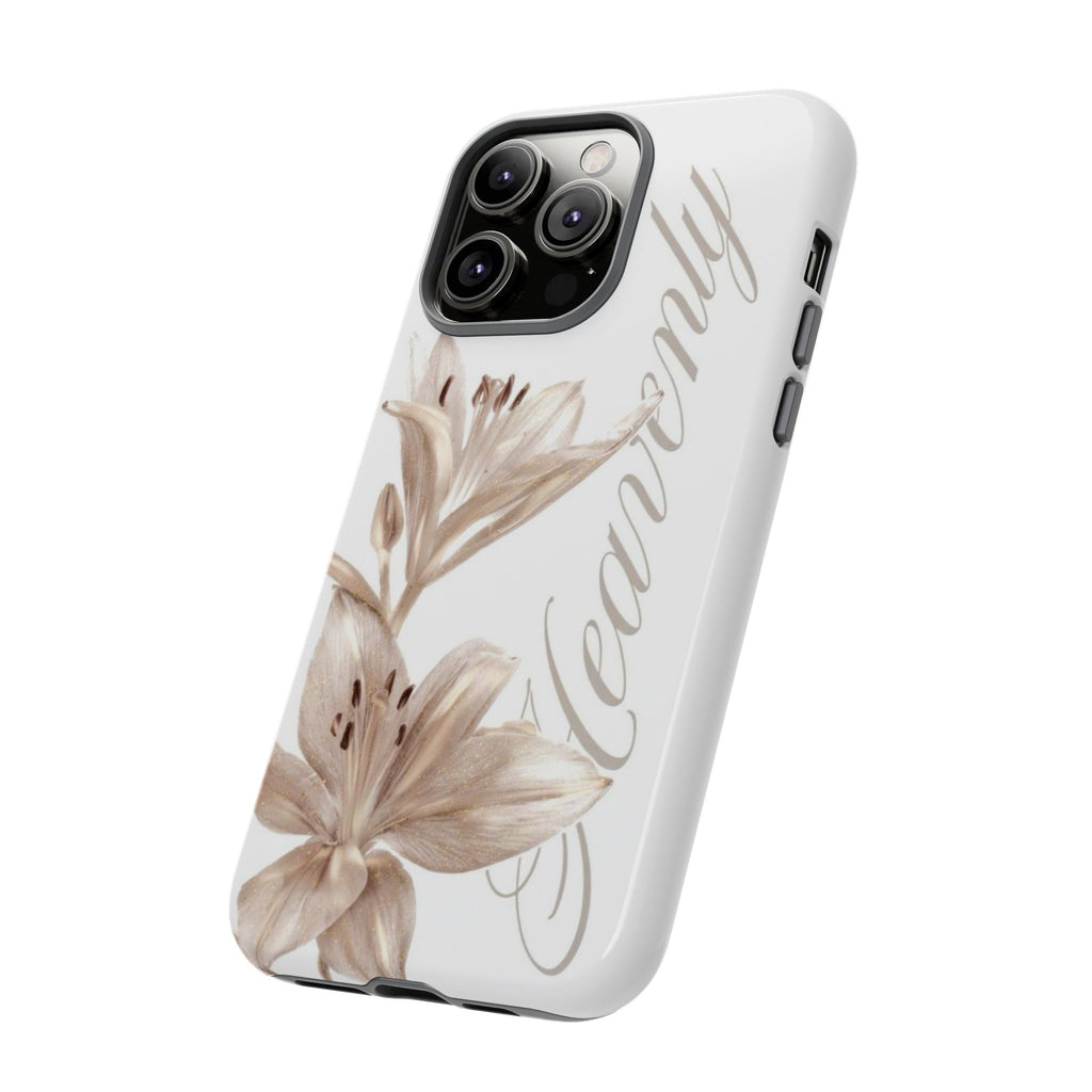 Floral 'Heavenly' Phone Case — Elegant Lily Protective Cover
