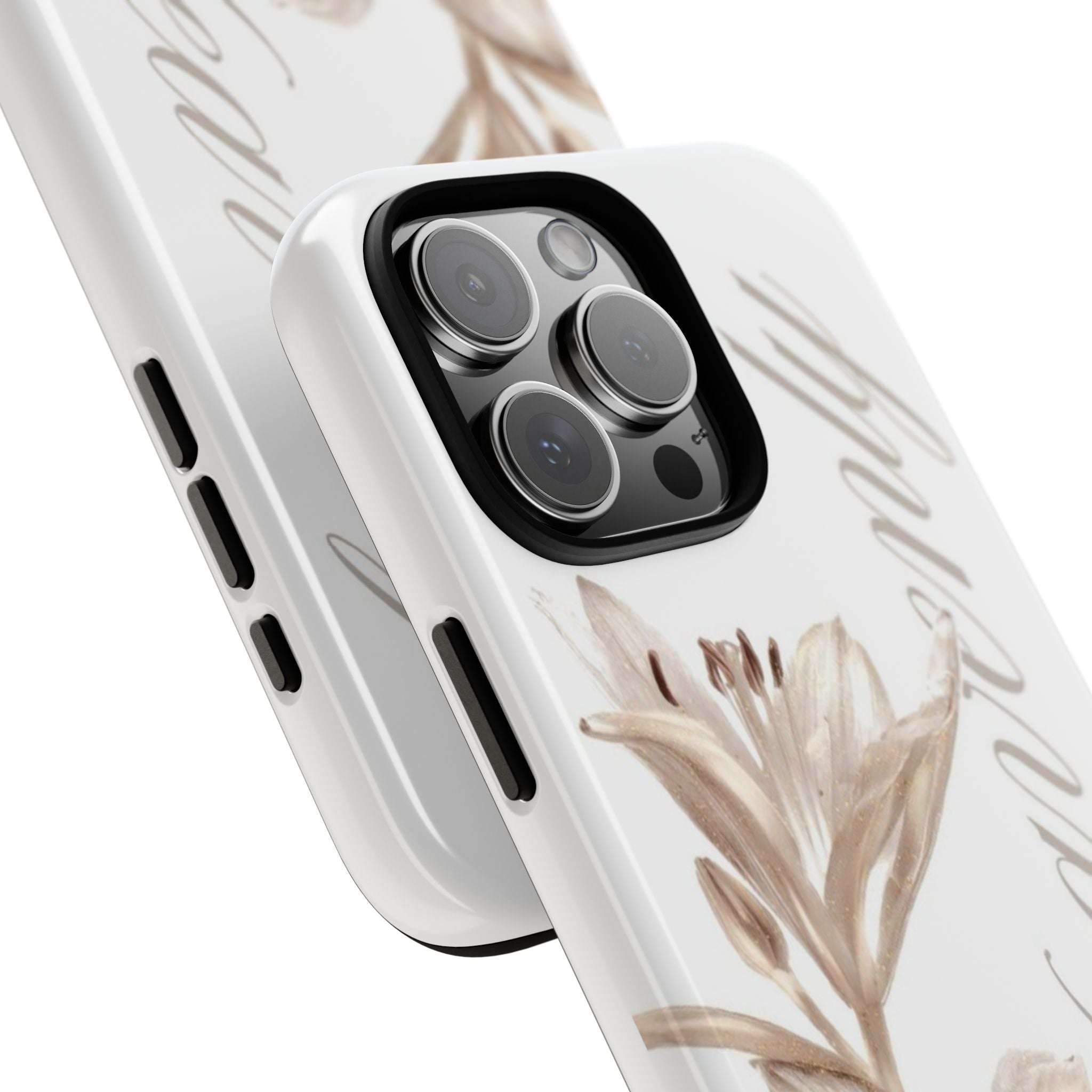 Floral 'Heavenly' Phone Case — Elegant Lily Protective Cover