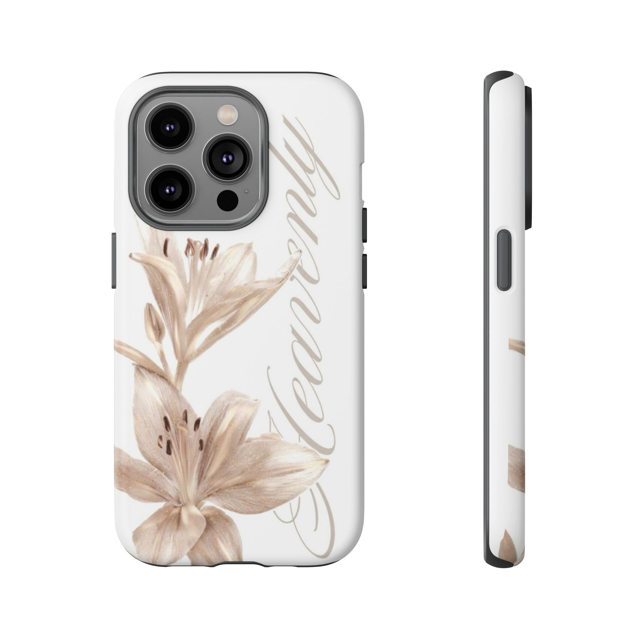 Floral 'Heavenly' Phone Case — Elegant Lily Protective Cover