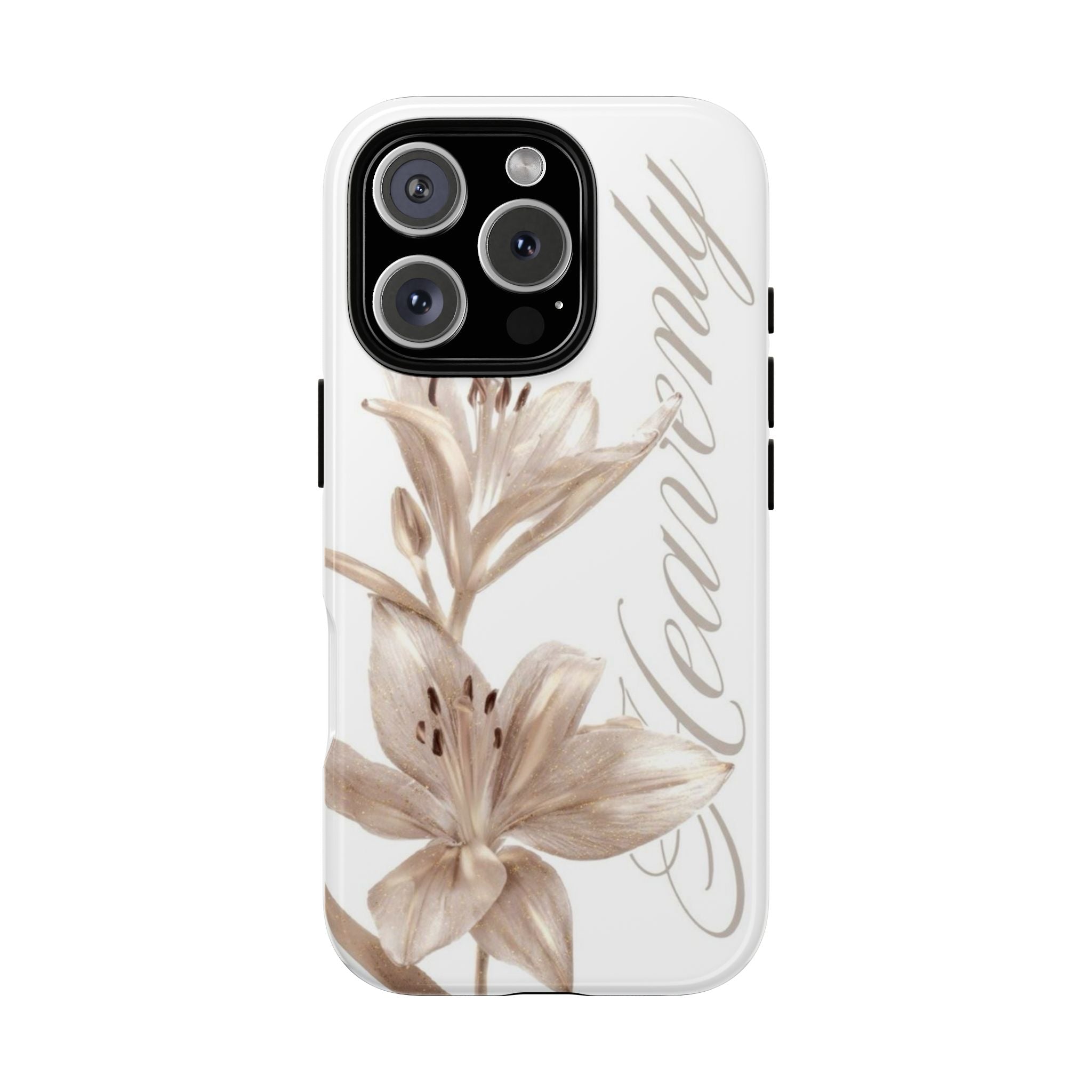 Floral 'Heavenly' Phone Case — Elegant Lily Protective Cover
