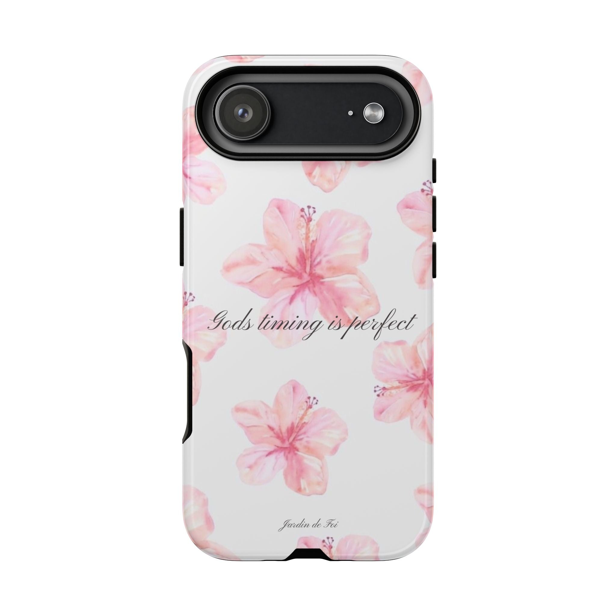 Gods Timing is Perfect Flower Case