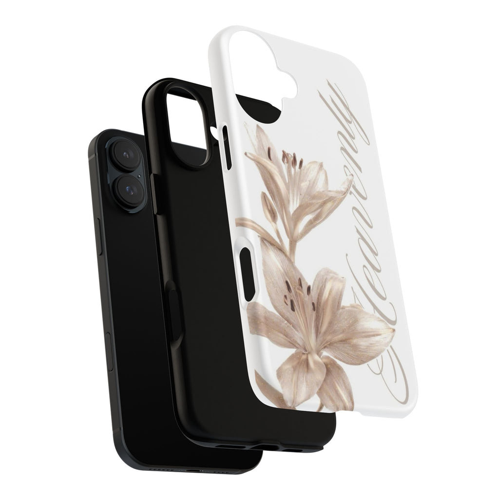 Floral 'Heavenly' Phone Case — Elegant Lily Protective Cover