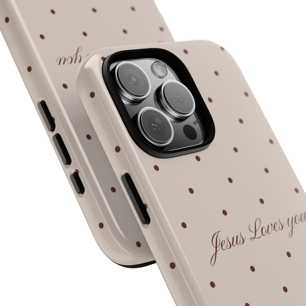 Brown Polka Dot Case